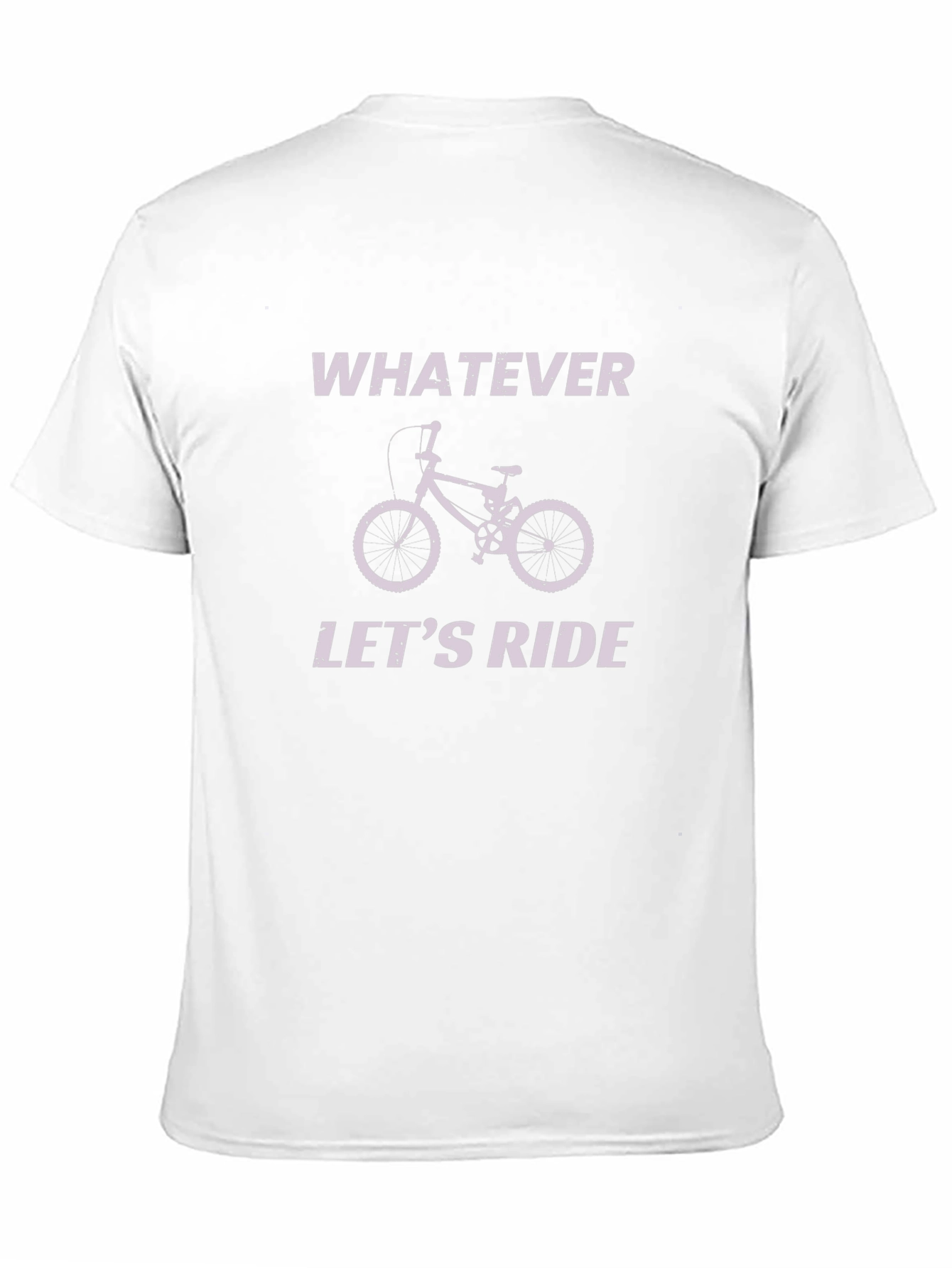 Whatever Lets Ride Black Graphic T-Shirt