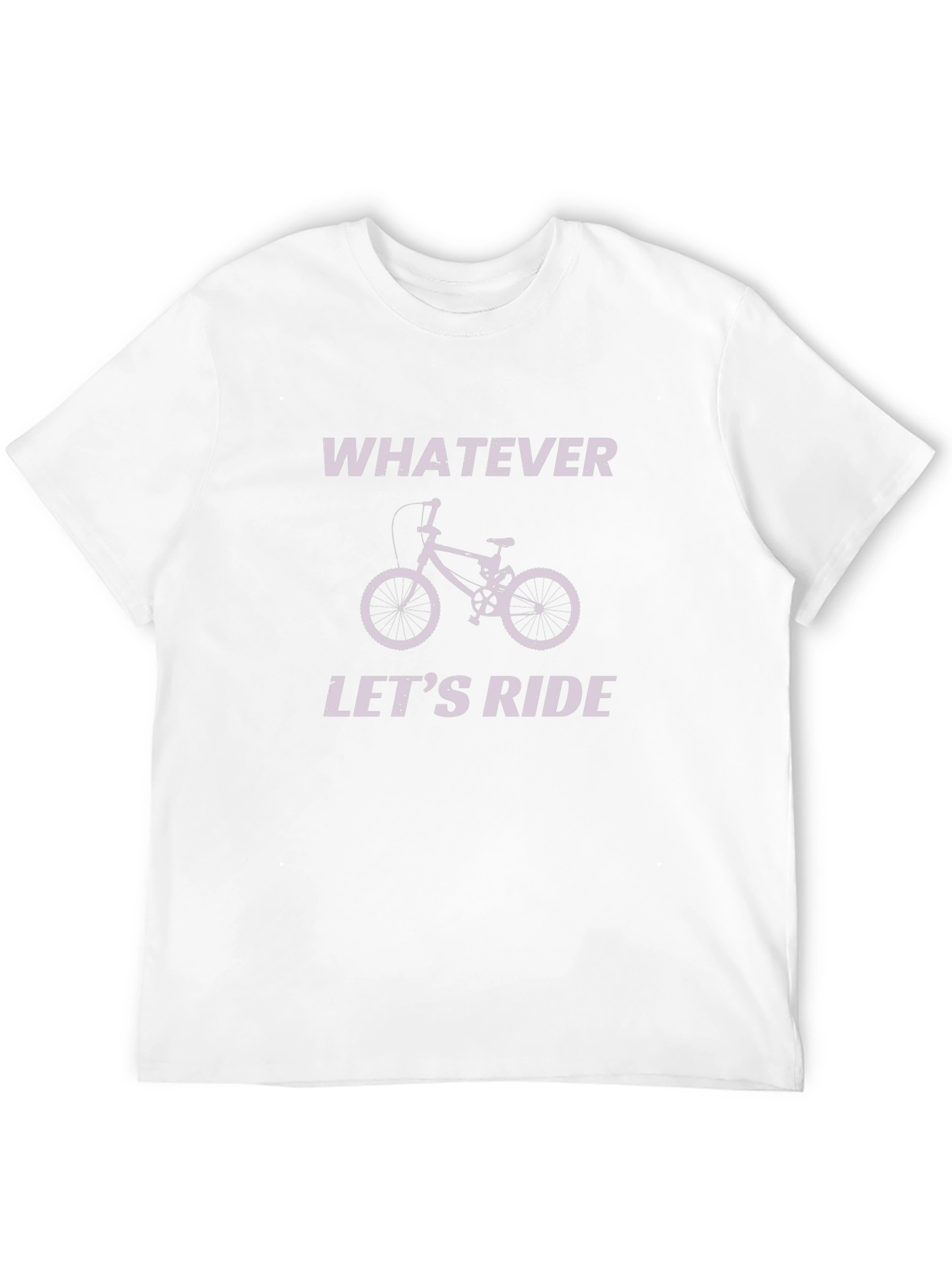 Whatever Lets Ride Black Graphic T-Shirt