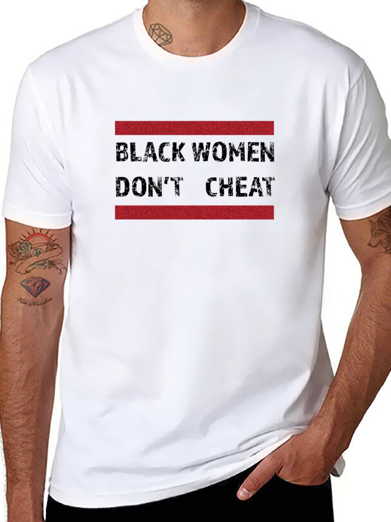 Black Women Dont Cheat Graphic Tee