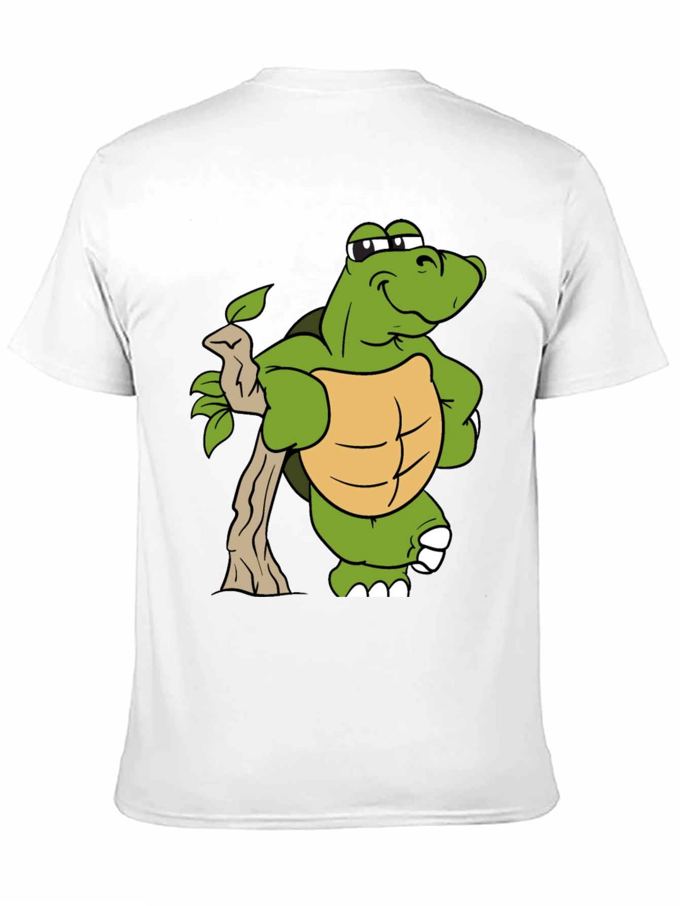 Cartoon Turtle Graphic T-Shirt