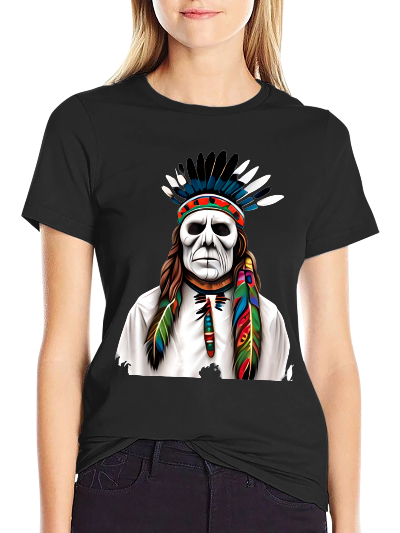 Native American Headdress Graphic Tee