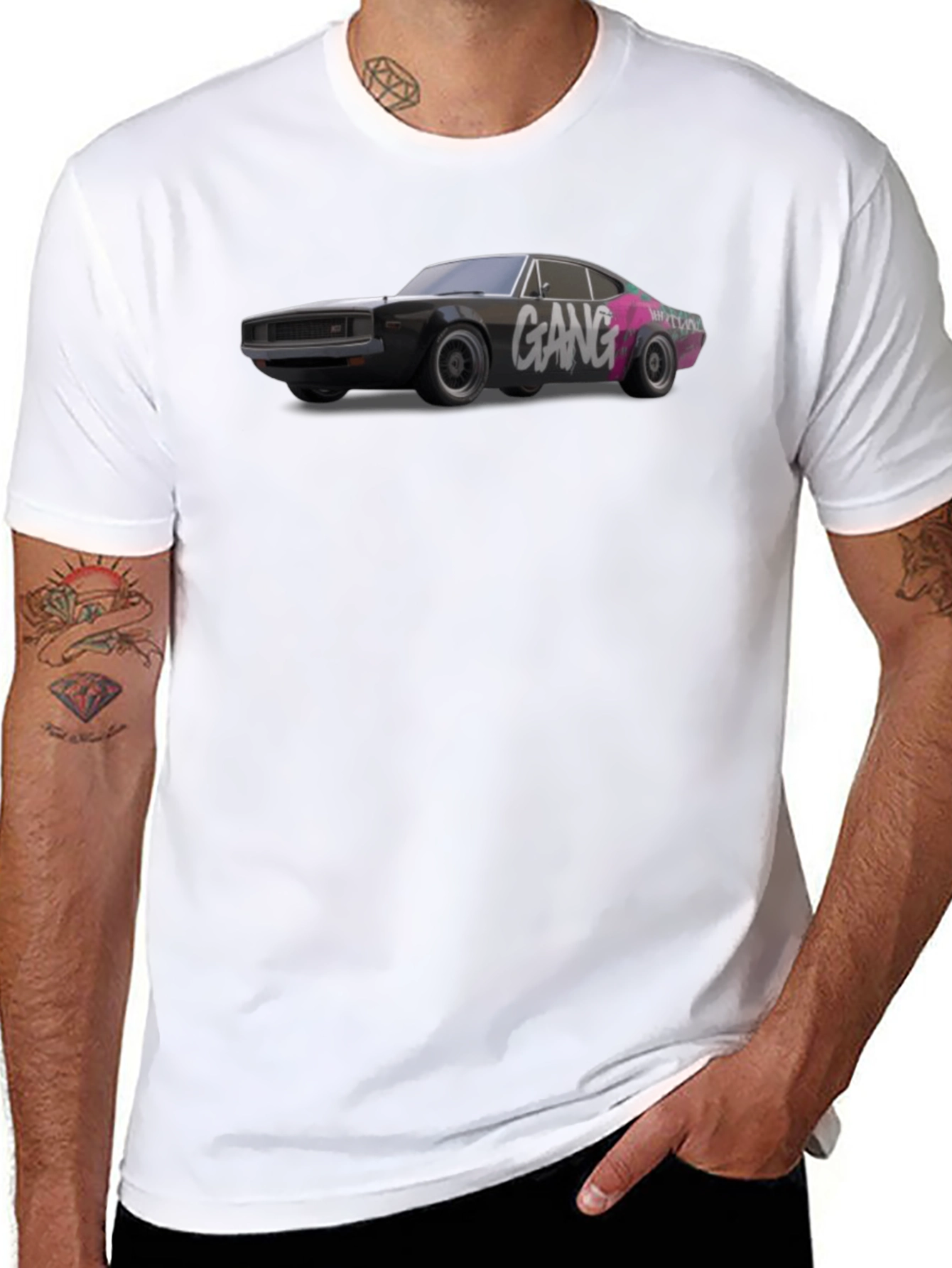 Black Car Gang Graphic Tee