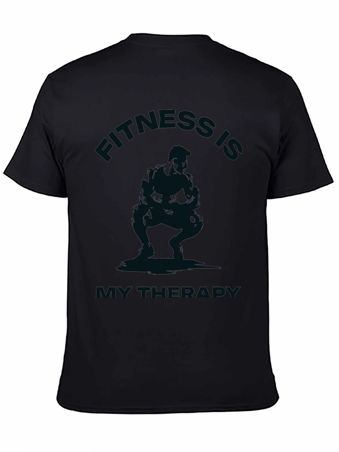 Fitness Is My Therapy Graphic T-Shirt