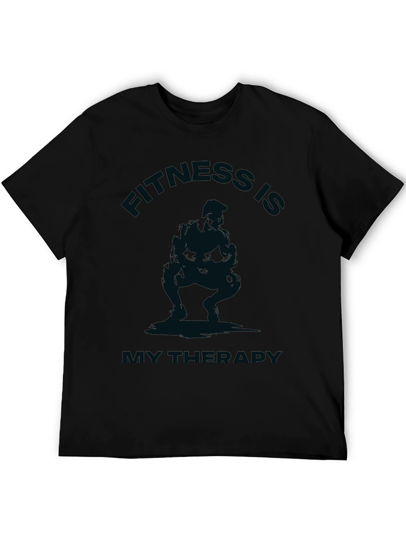 Fitness Is My Therapy Graphic T-Shirt