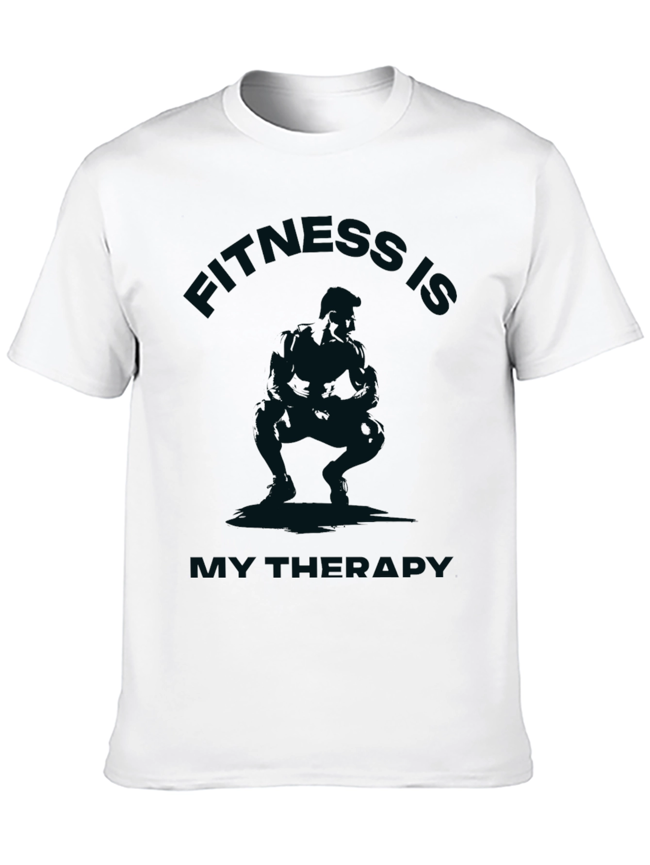Fitness Is My Therapy Graphic T-Shirt