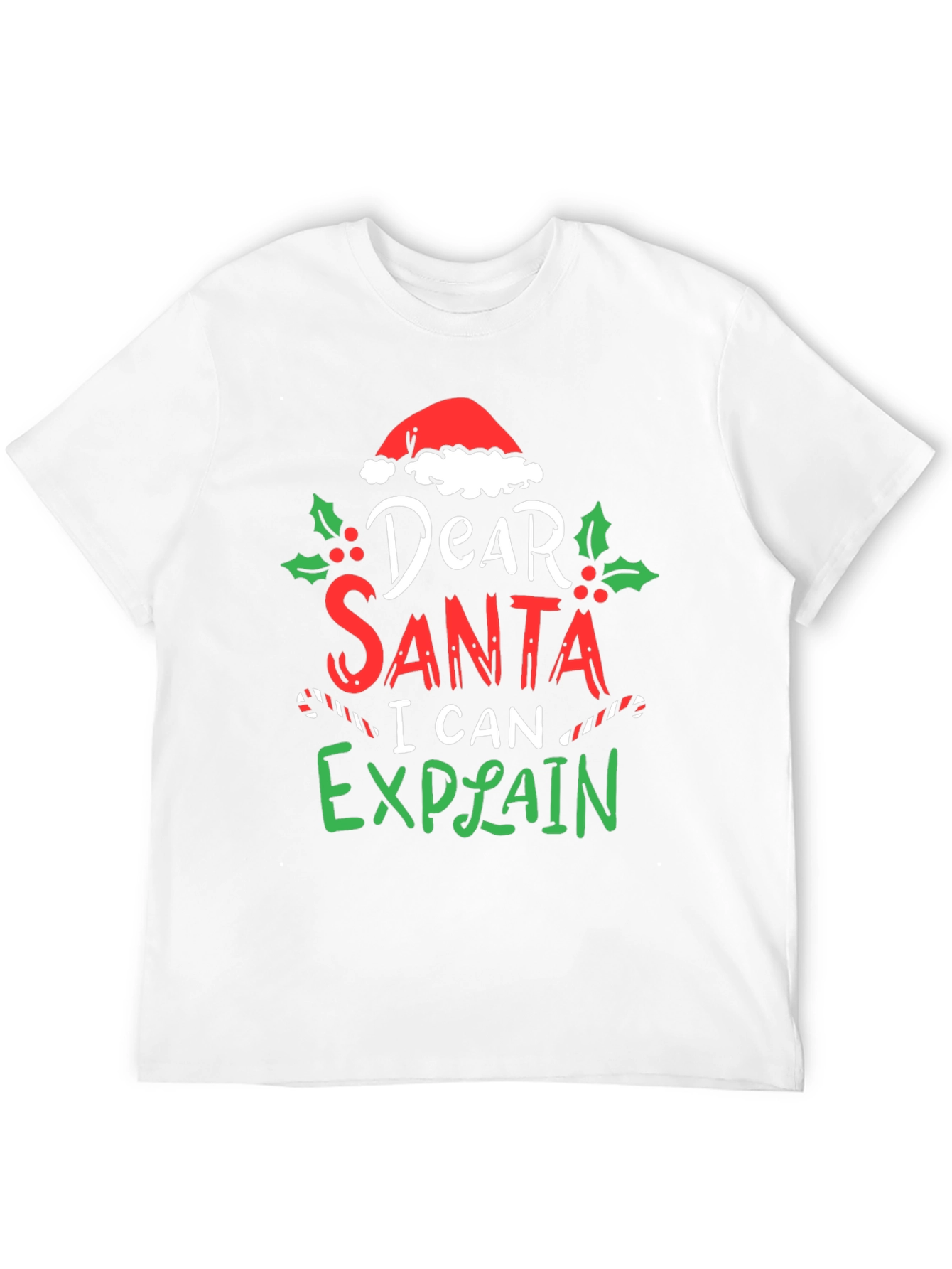 Dear Santa I Can Explain Christmas T-Shirt