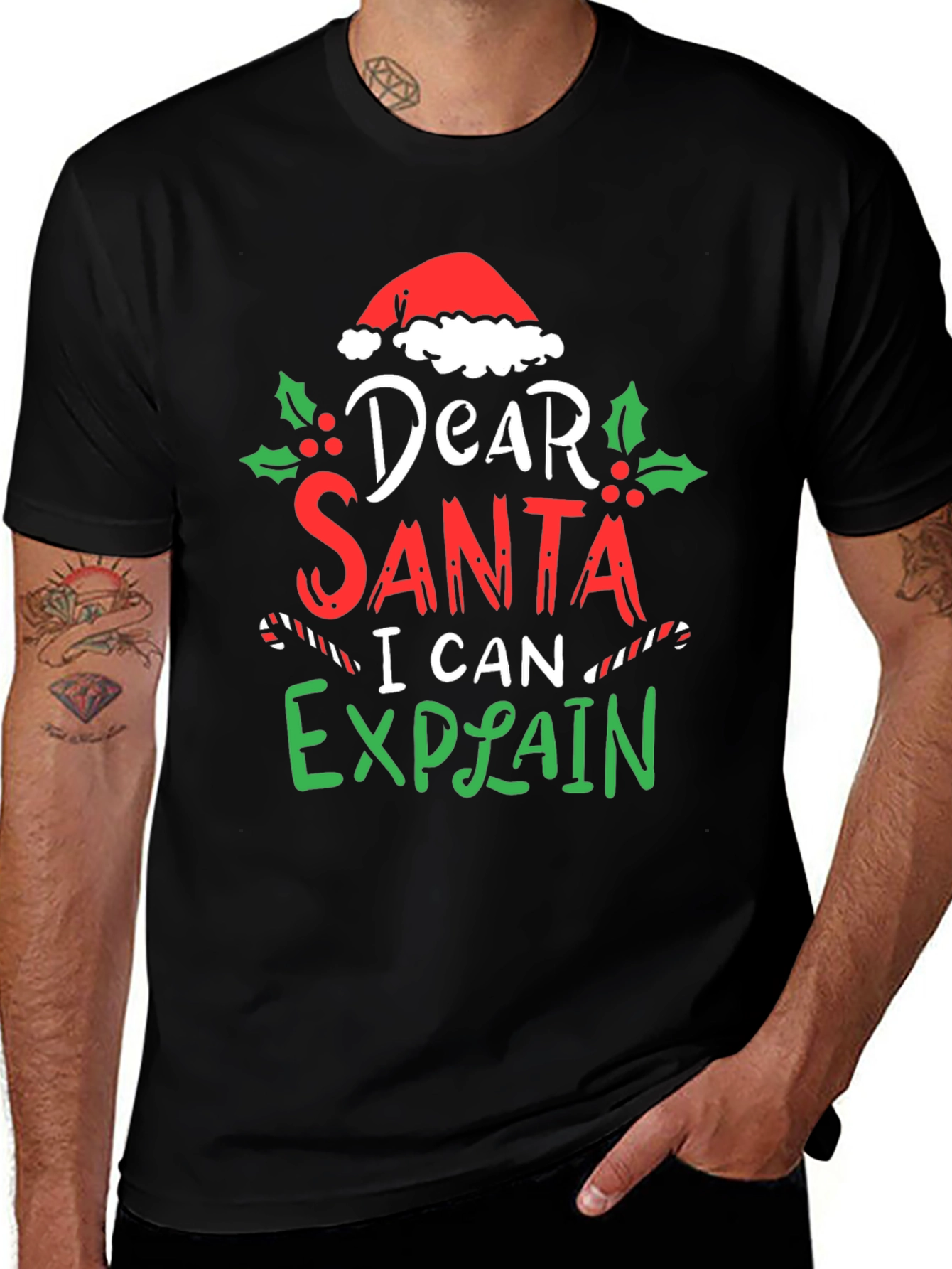 Dear Santa I Can Explain Christmas T-Shirt