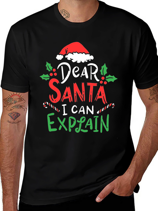 Dear Santa I Can Explain Christmas T-Shirt