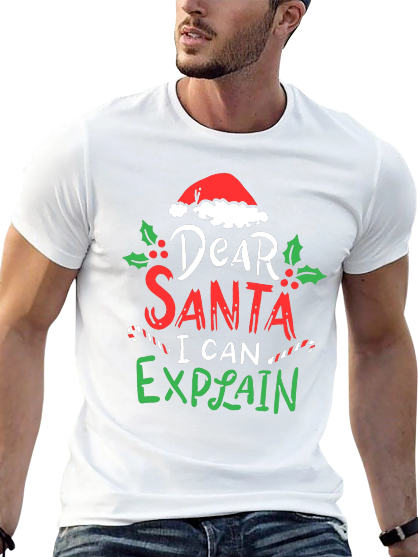 Dear Santa I Can Explain Christmas T-Shirt