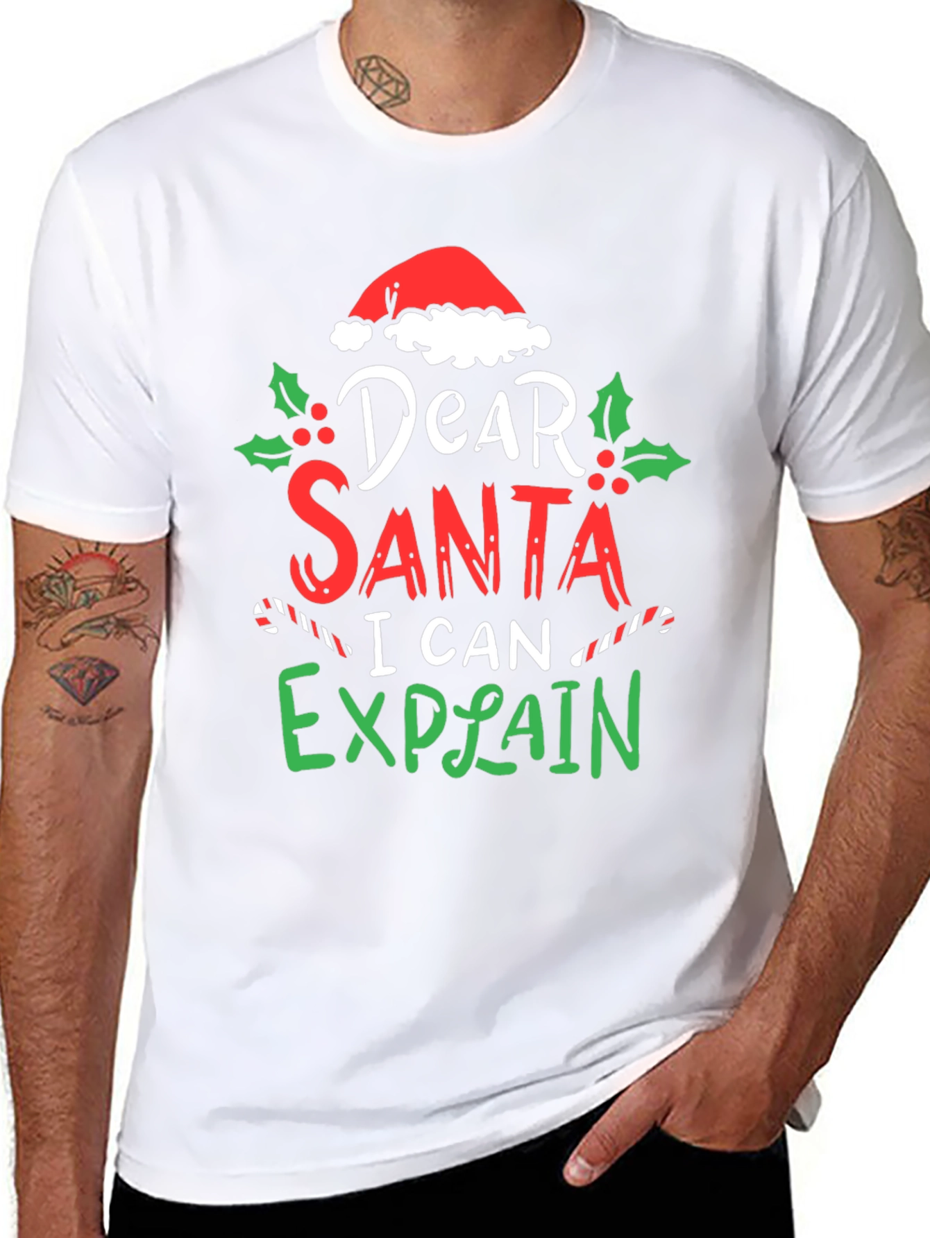 Dear Santa I Can Explain Christmas T-Shirt