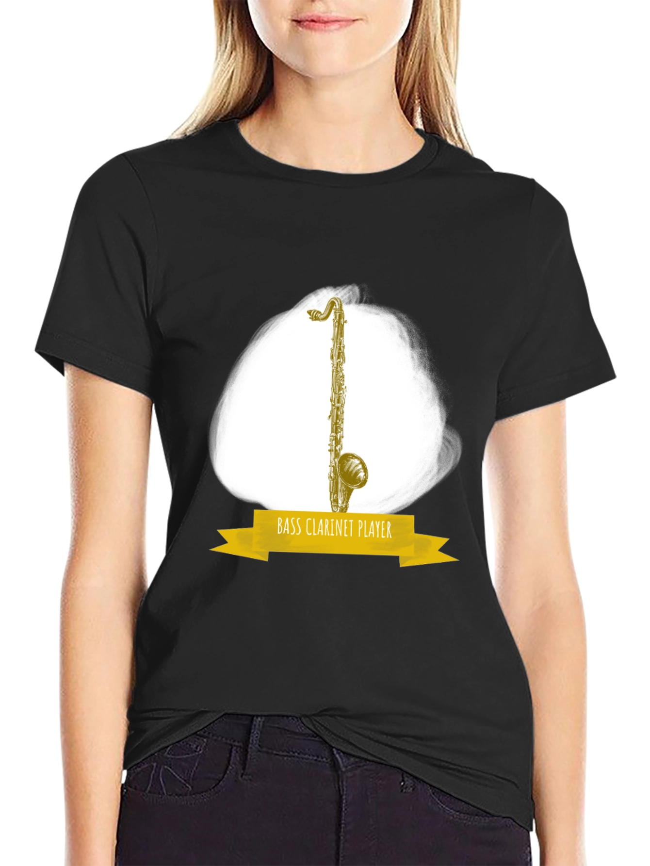Bass Clarinet Player Graphic T-Shirt - Music Lover Tee