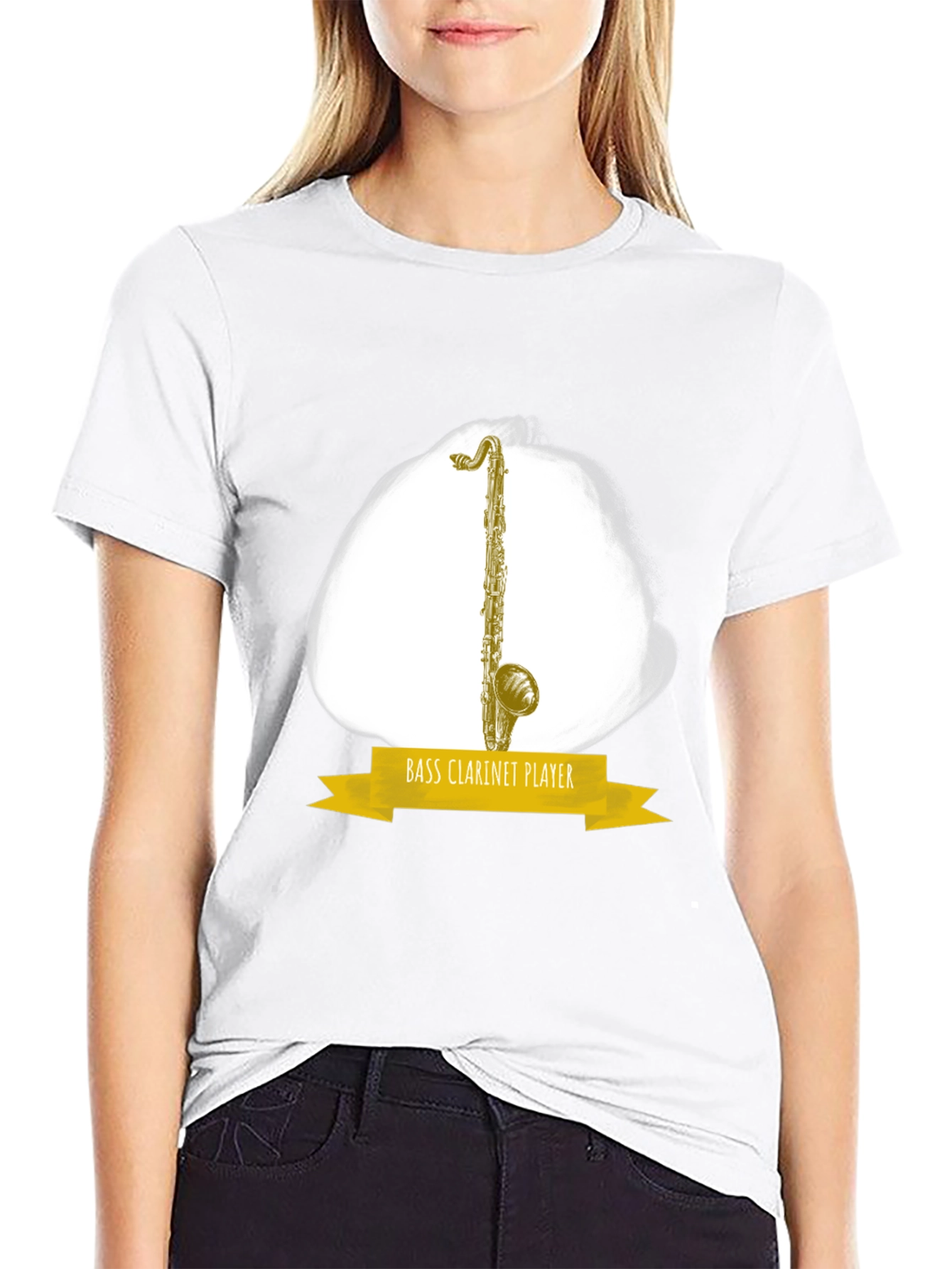 Bass Clarinet Player Graphic T-Shirt - Music Lover Tee