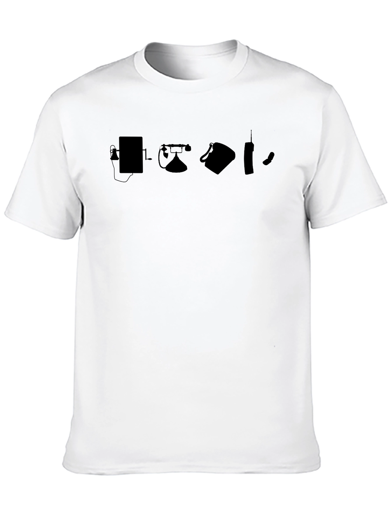 Evolution of Phone T-Shirt Classic Phones