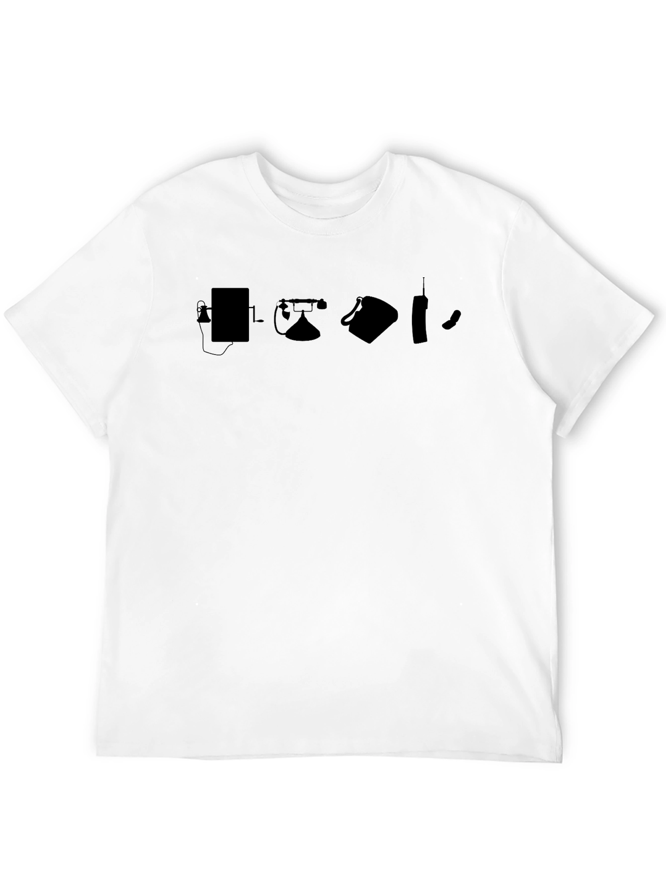 Evolution of Phone T-Shirt Classic Phones