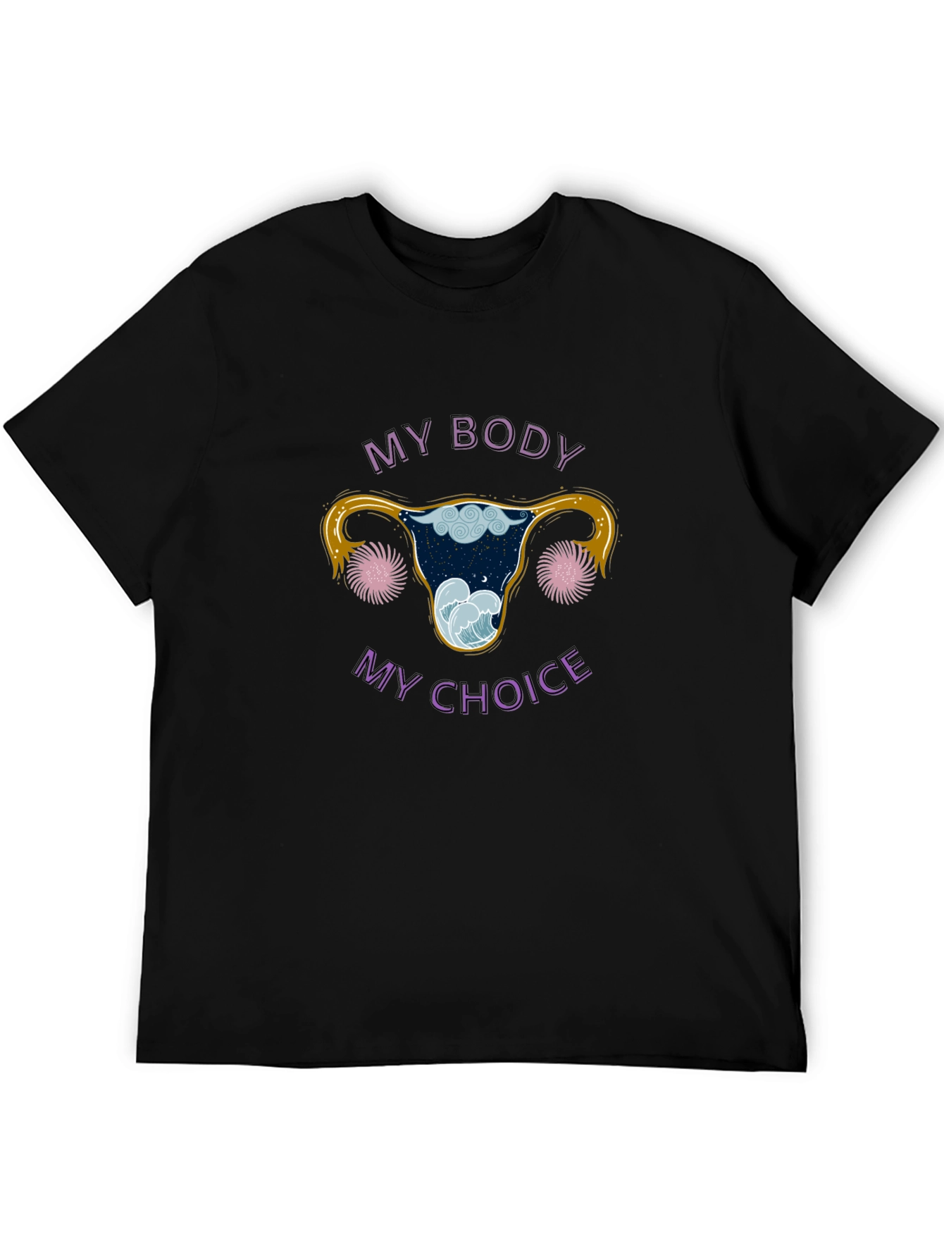My Body My Choice Uterus Graphic Tee
