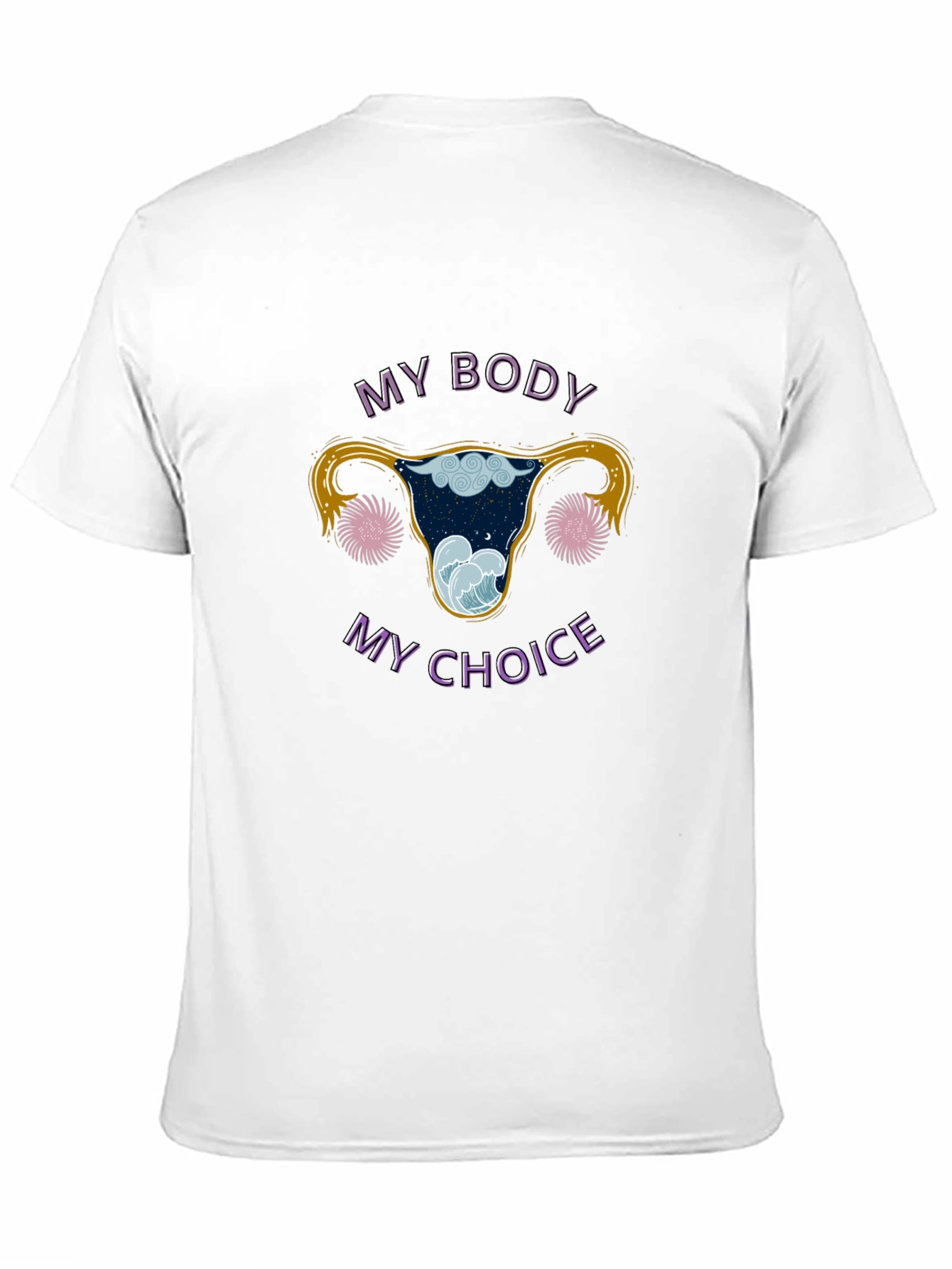 My Body My Choice Uterus Graphic Tee