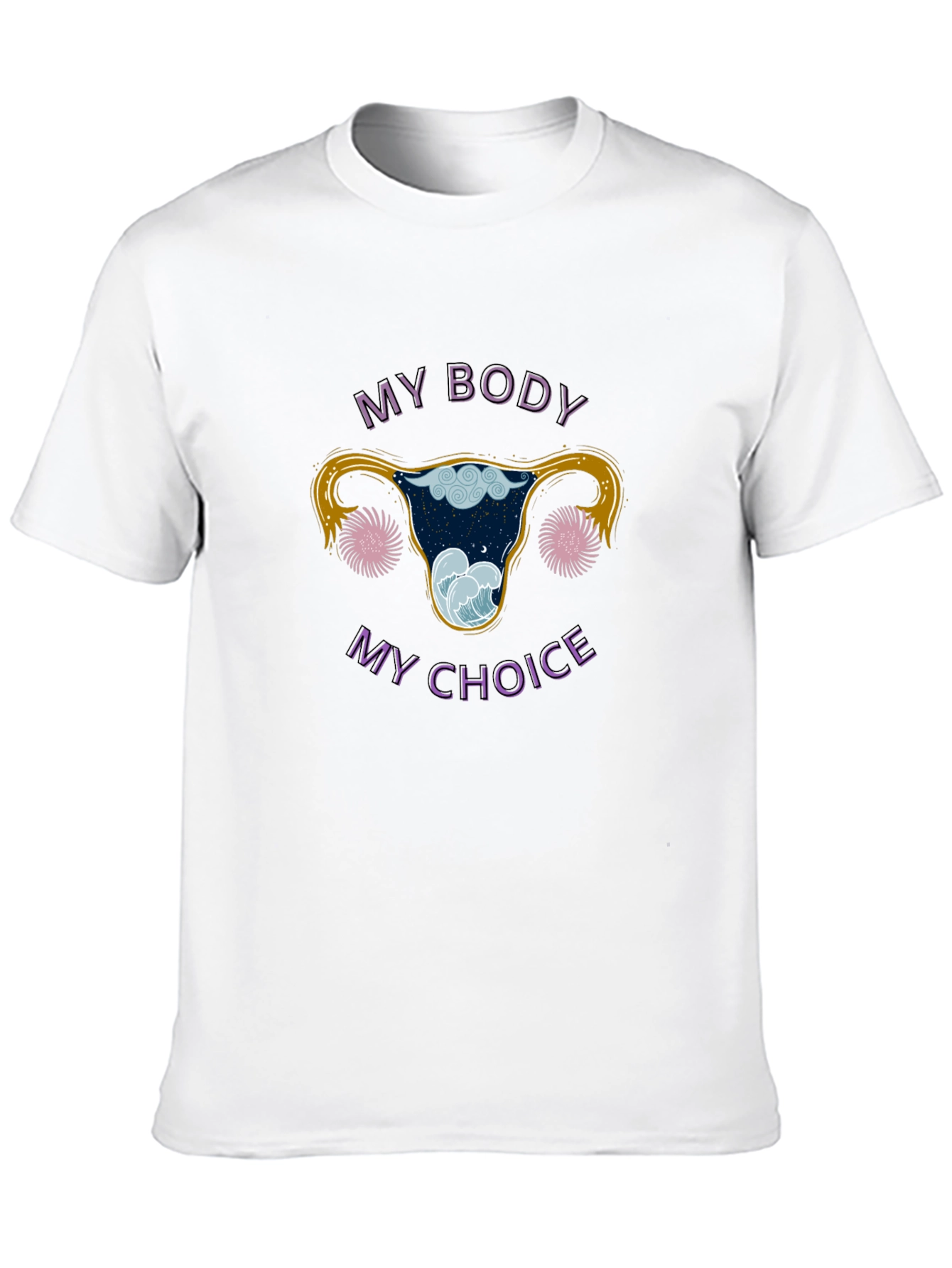 My Body My Choice Uterus Graphic Tee