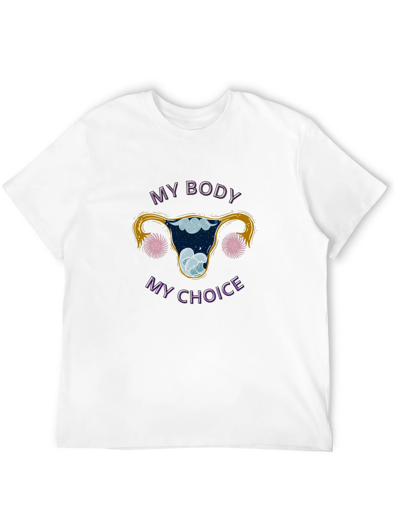 My Body My Choice Uterus Graphic Tee