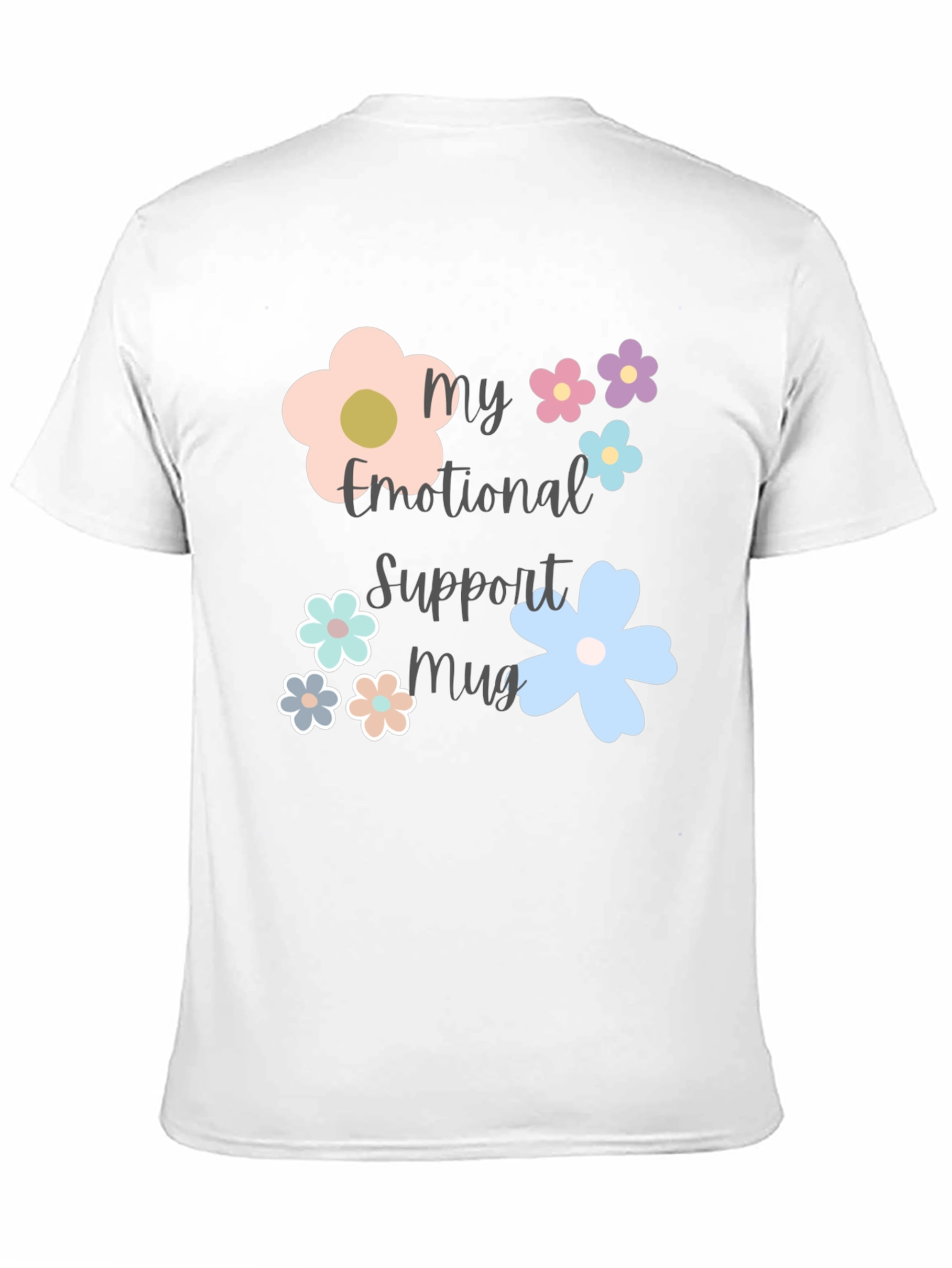 Emotional Support Mug Graphic T-Shirt