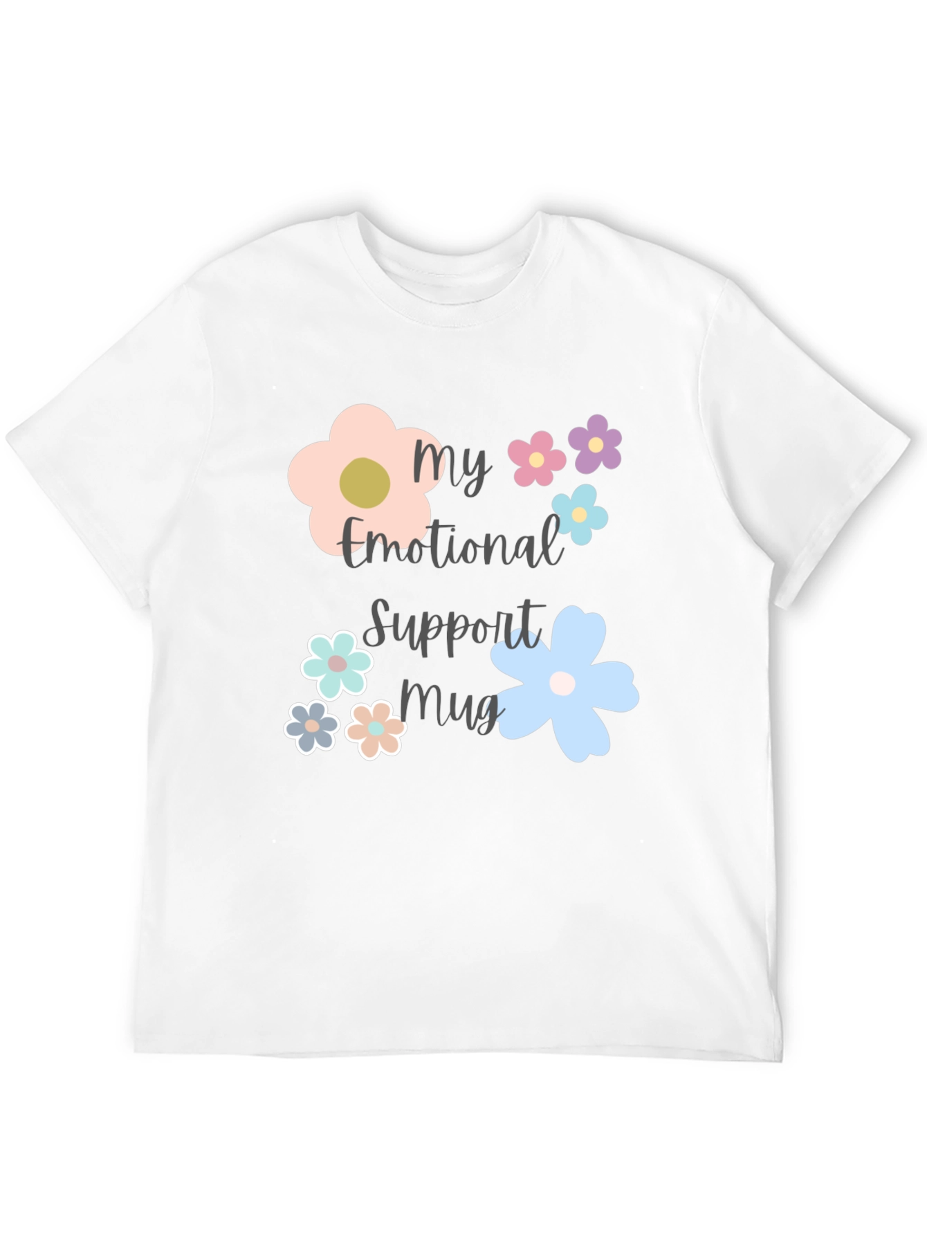 Emotional Support Mug Graphic T-Shirt