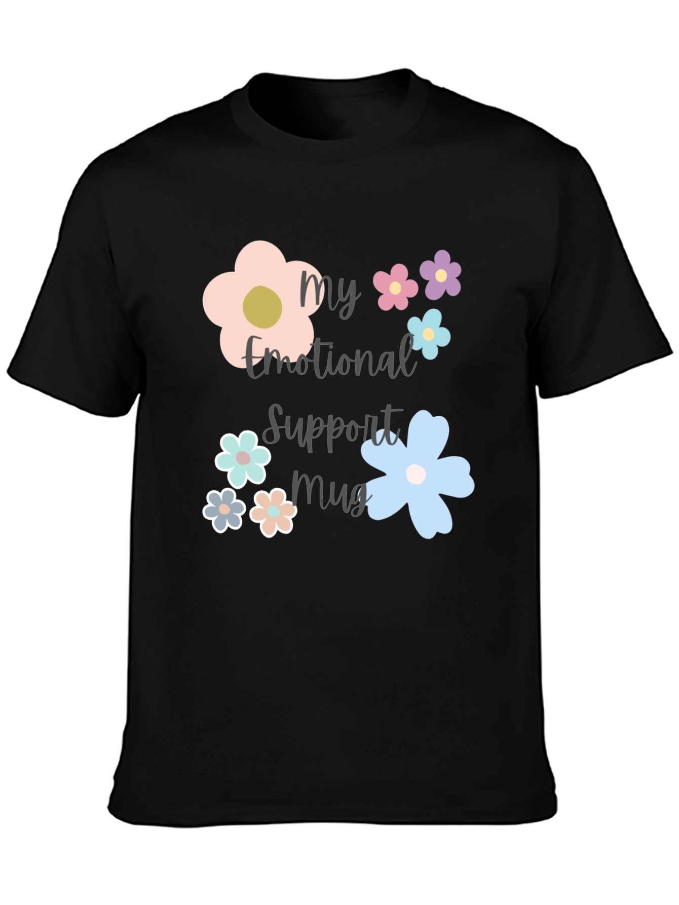 Emotional Support Mug Graphic T-Shirt