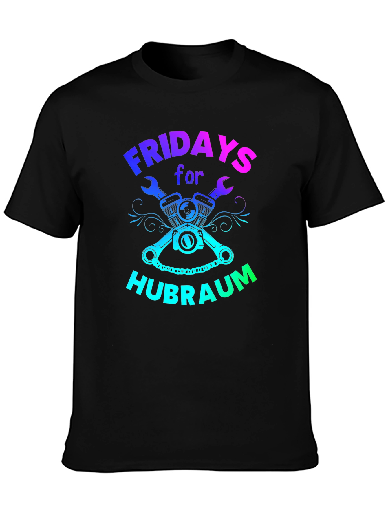 Fridays for Hubraum T-Shirt Mechanic Funny Car Shirt