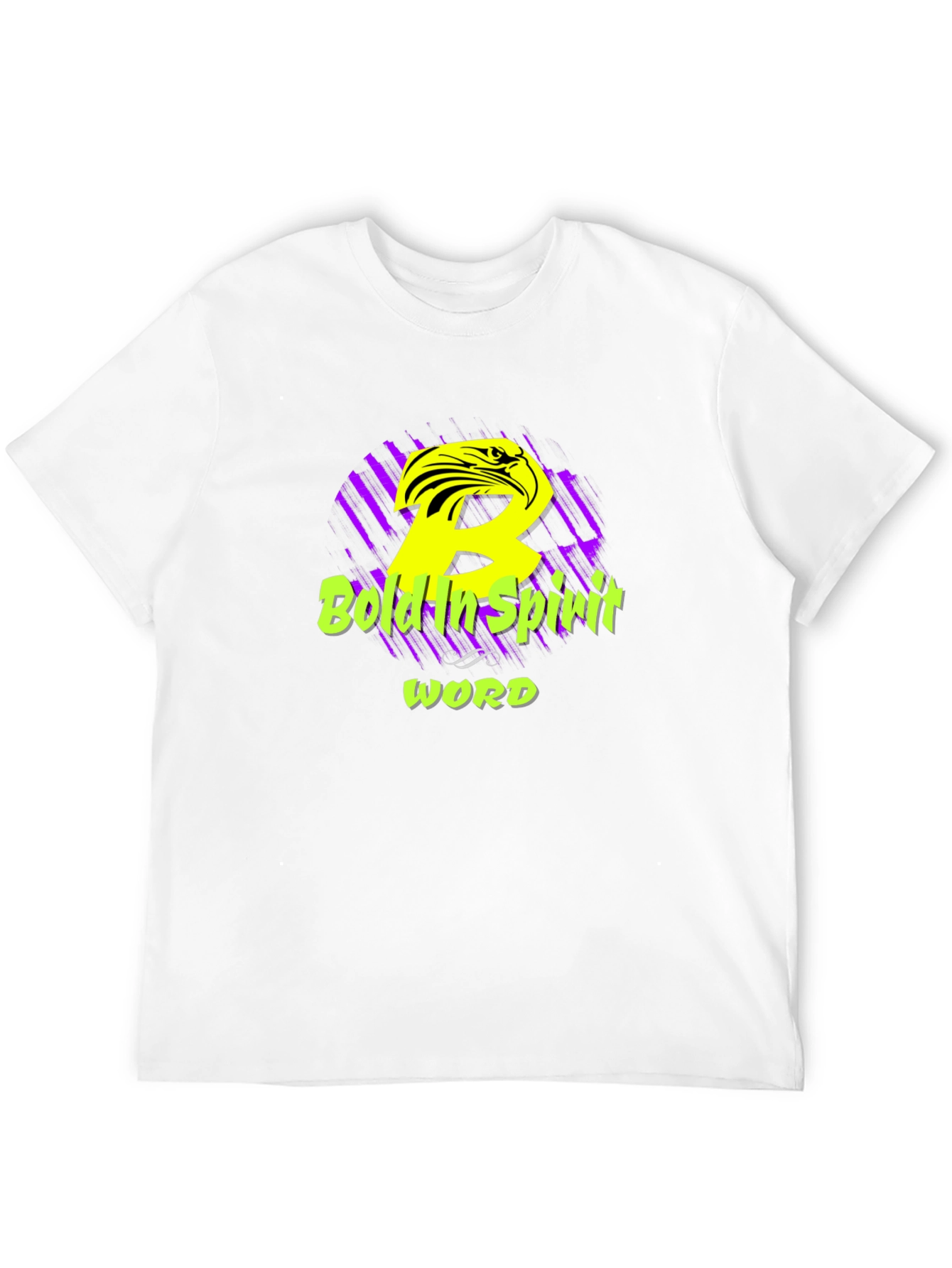 Bold Spirit Graphic Print Black T-Shirt