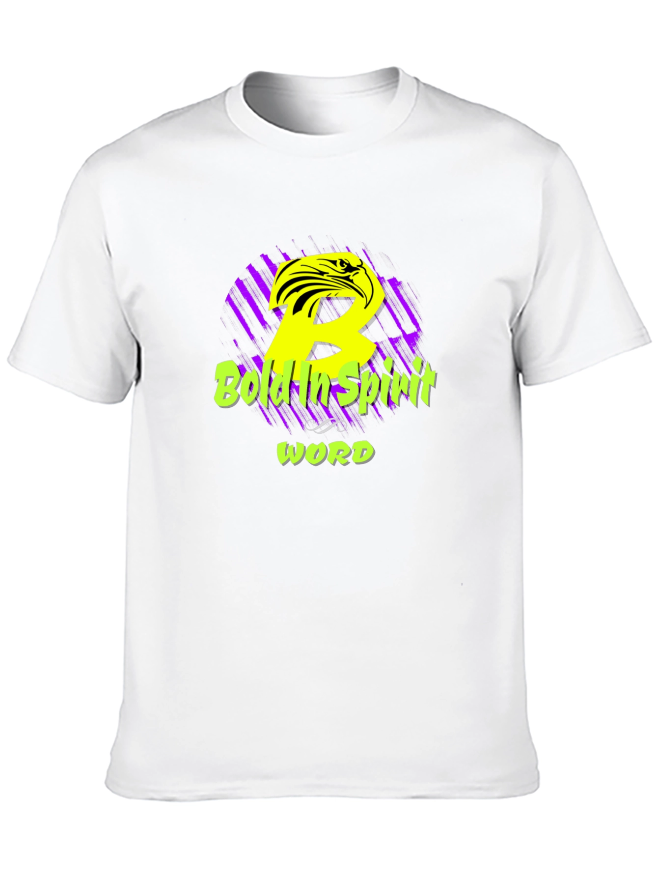 Bold Spirit Graphic Print Black T-Shirt