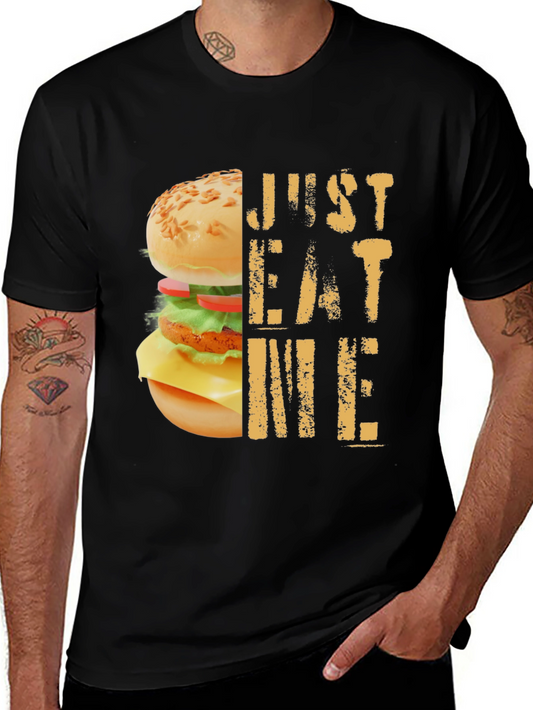 Just Eat Me Burger Graphic T-Shirt