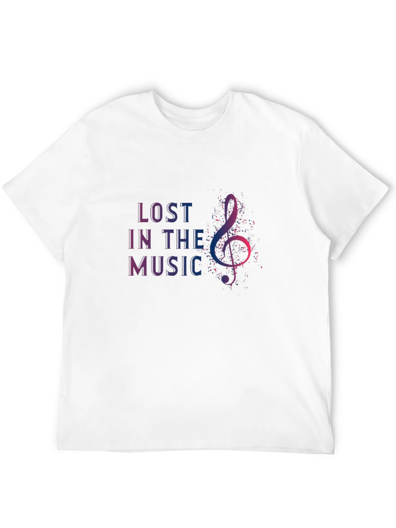 Lost In The Music Graphic T-Shirt