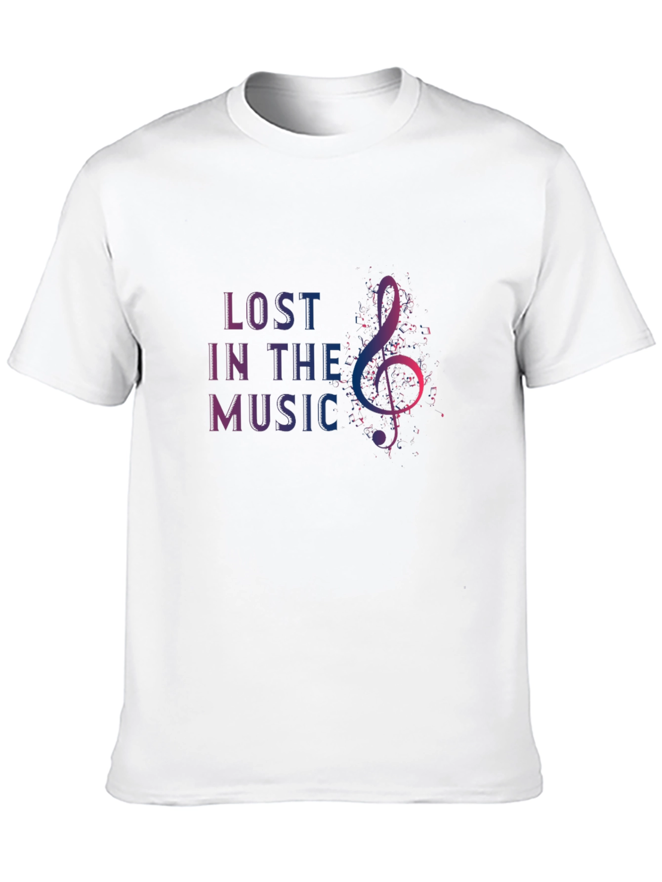 Lost In The Music Graphic T-Shirt