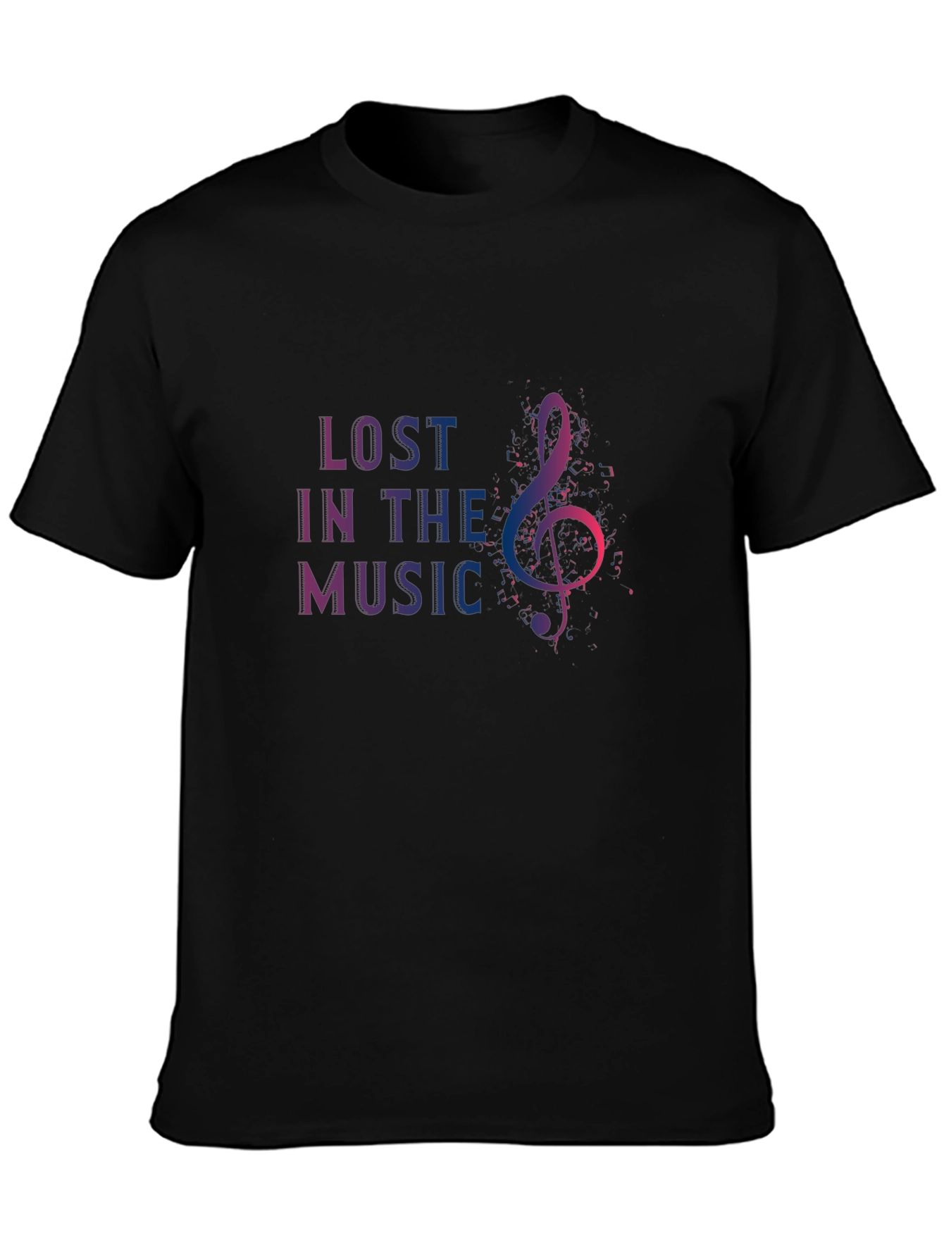 Lost In The Music Graphic T-Shirt