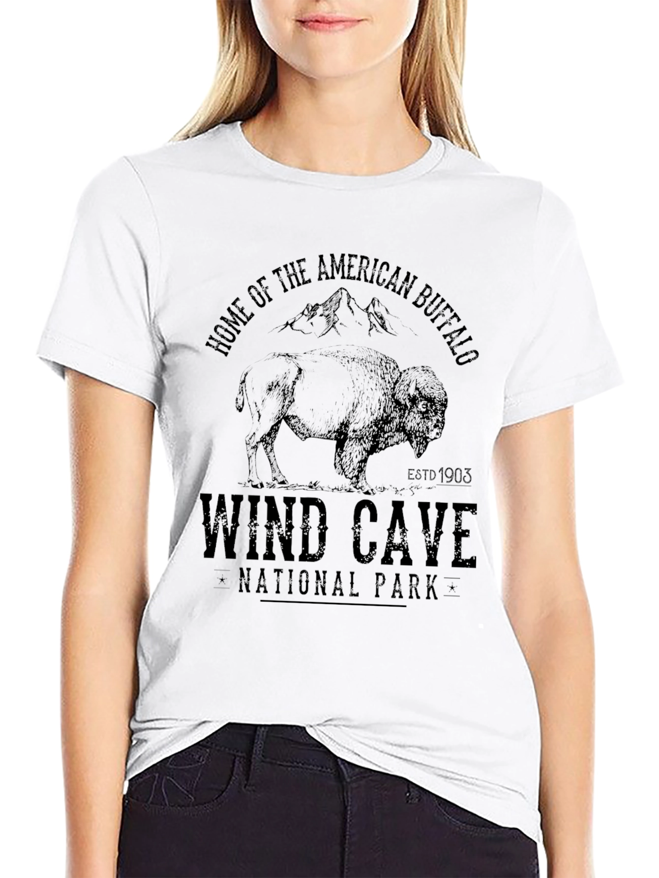Wind Cave National Park Buffalo Graphic Tee