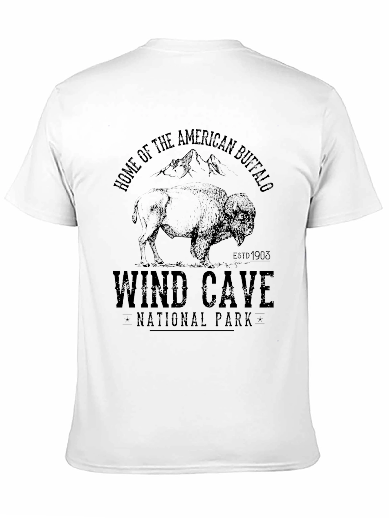 Wind Cave National Park Buffalo Graphic Tee