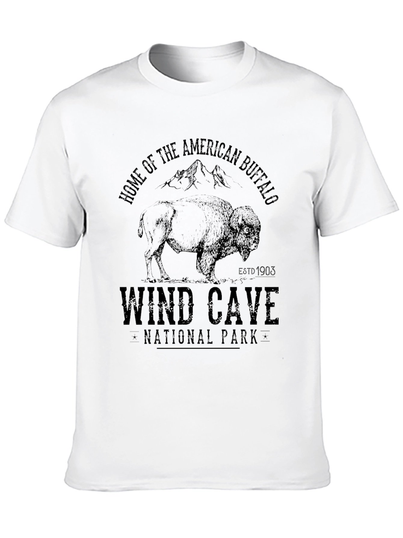 Wind Cave National Park Buffalo Graphic Tee