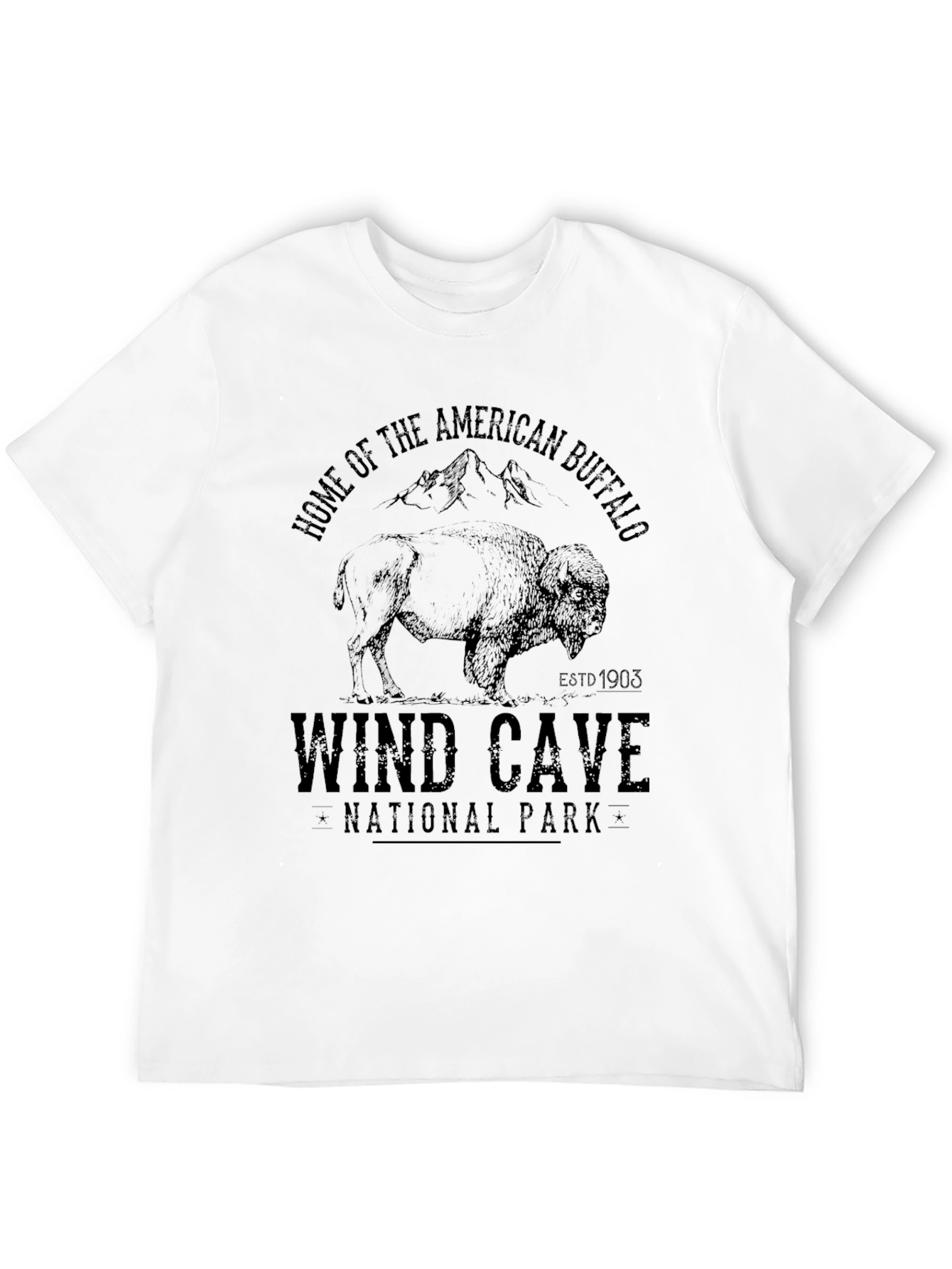 Wind Cave National Park Buffalo Graphic Tee
