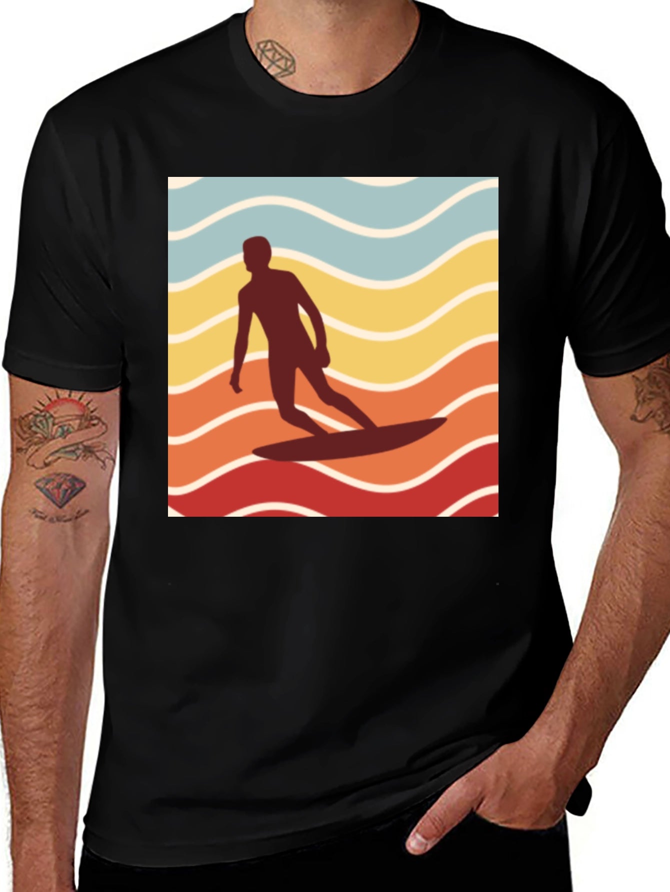 Retro Surfer Graphic Tee