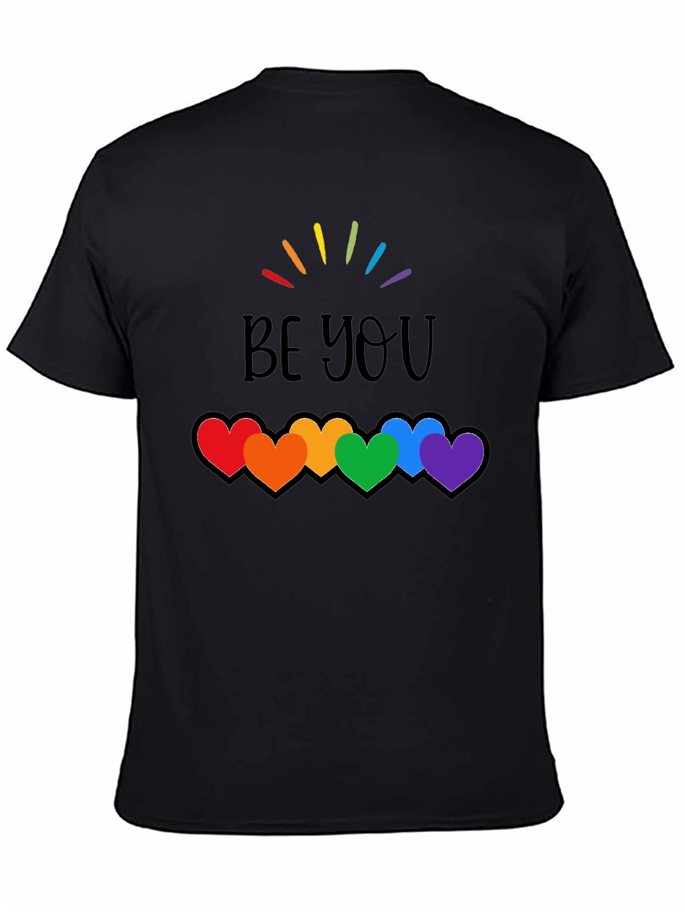 Be You Rainbow Hearts Pride T-Shirt