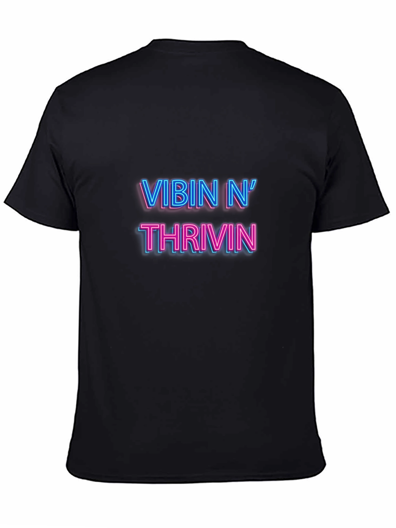 Vibin N Thrivin Black T-Shirt