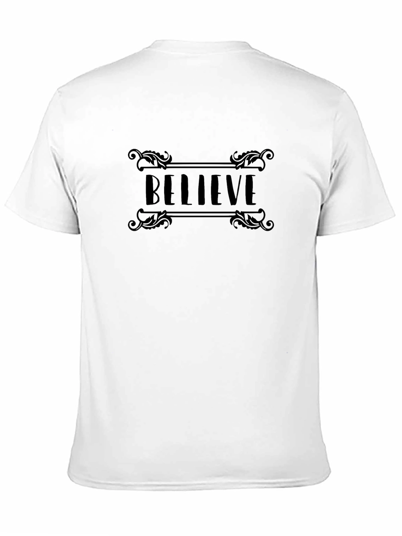 Believe Graphic T-Shirt - Classic Black Tee