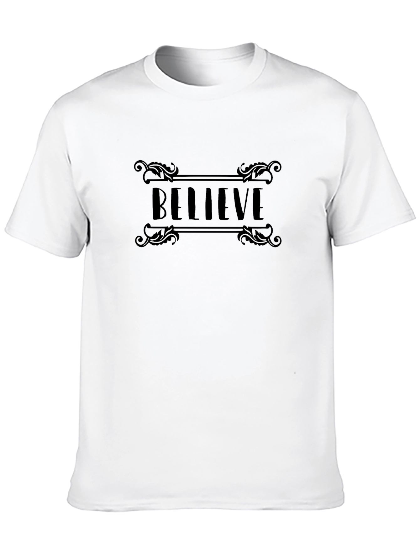 Believe Graphic T-Shirt - Classic Black Tee