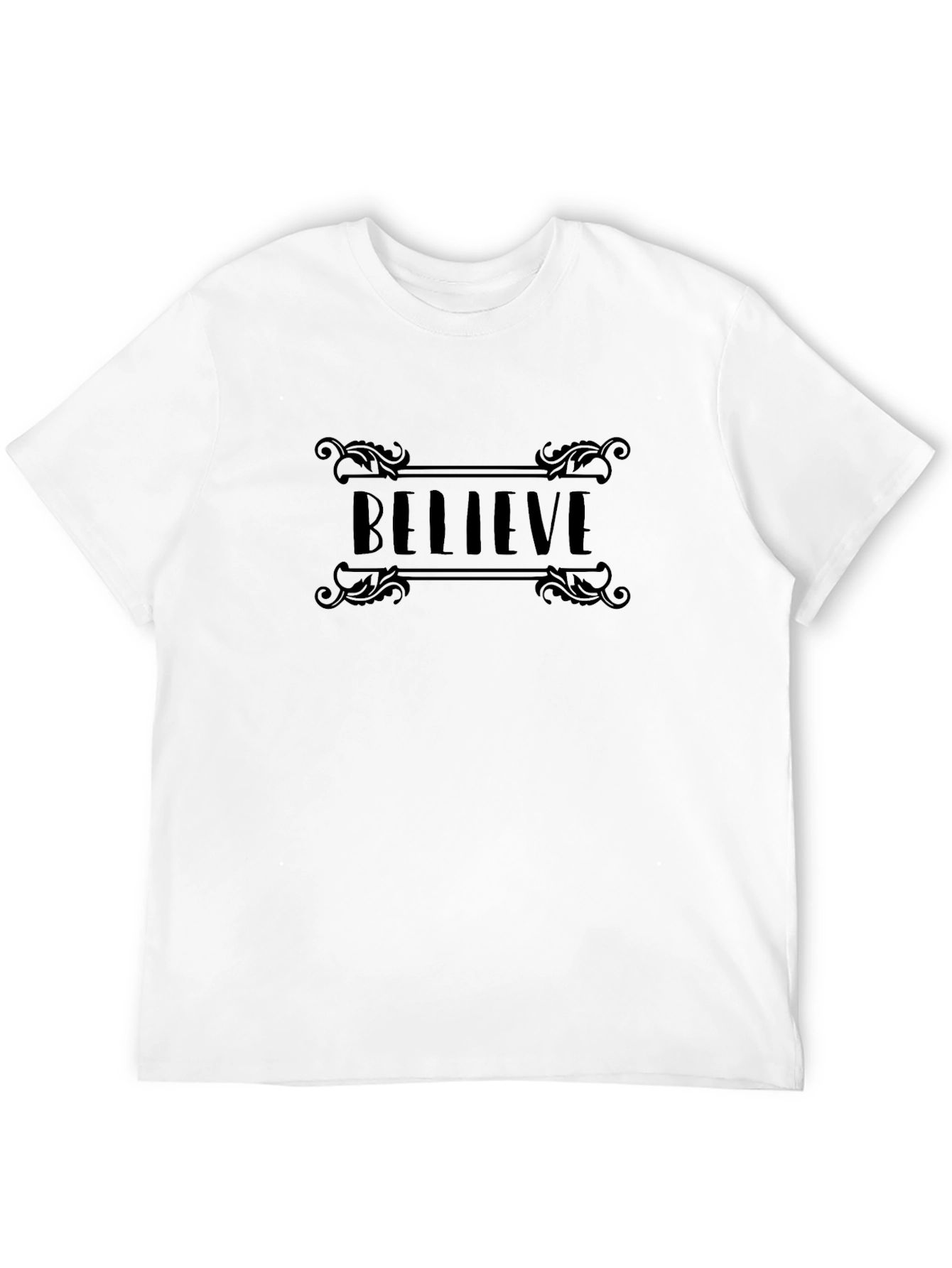 Believe Graphic T-Shirt - Classic Black Tee