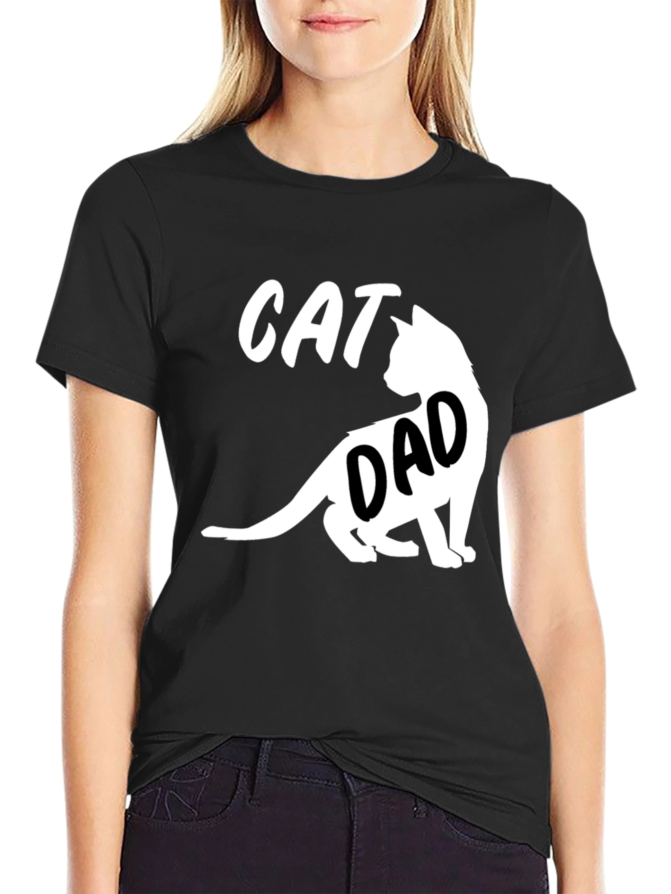 Cat Dad T-Shirt - Funny Pet Lover Tee