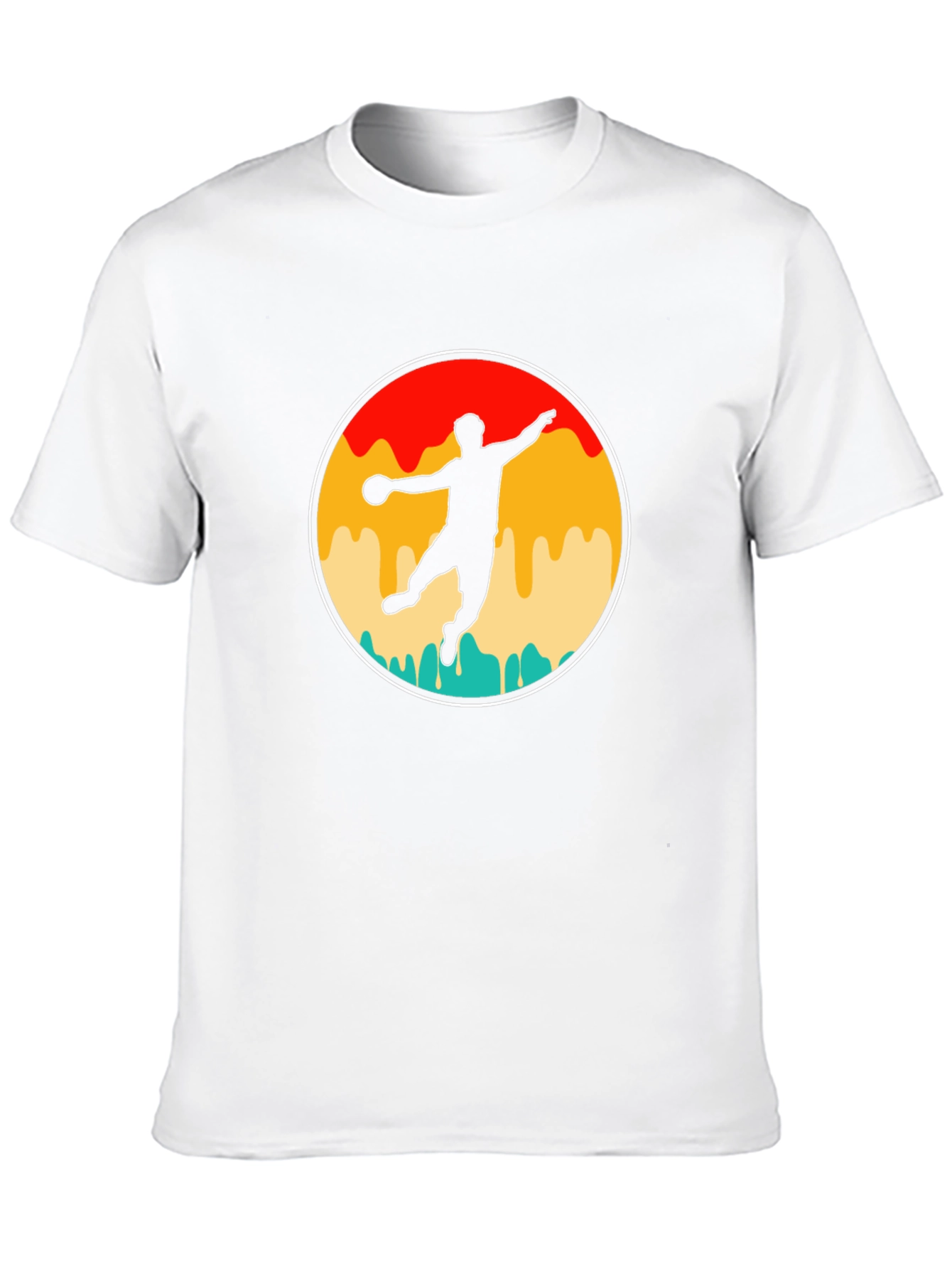 Retro Handball Player T-Shirt