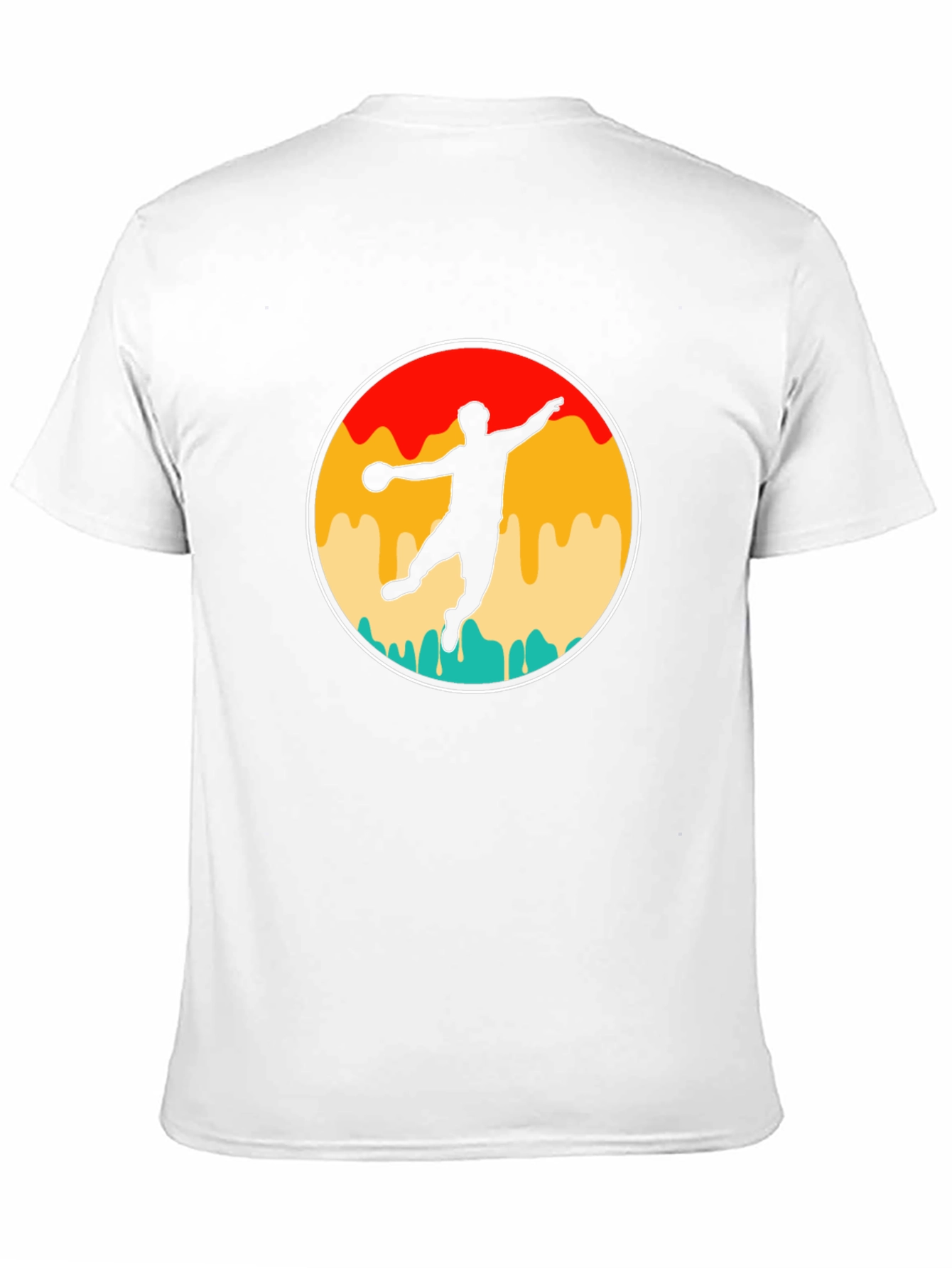 Retro Handball Player T-Shirt
