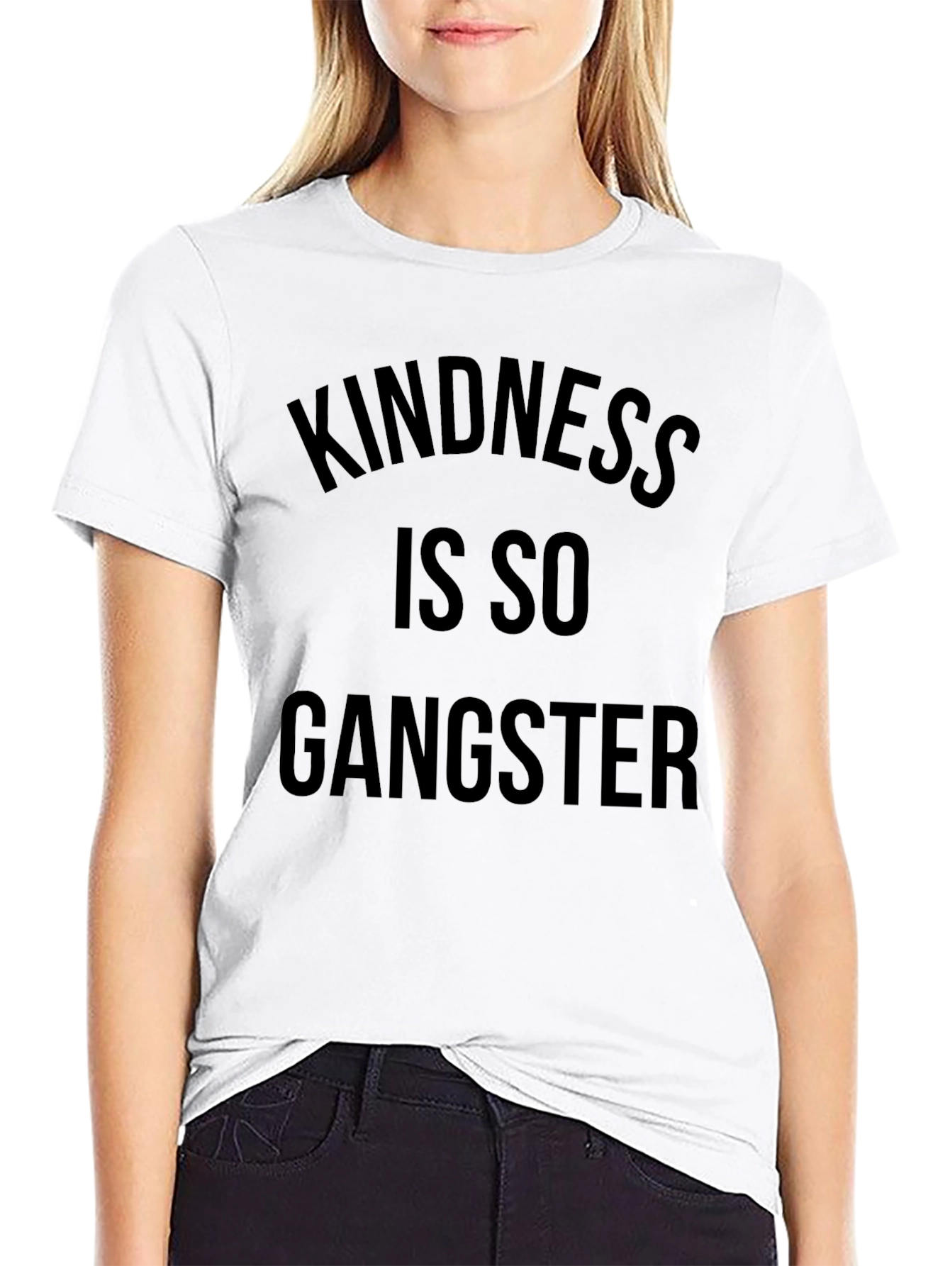 Kindness Is So Gangster Black T-Shirt