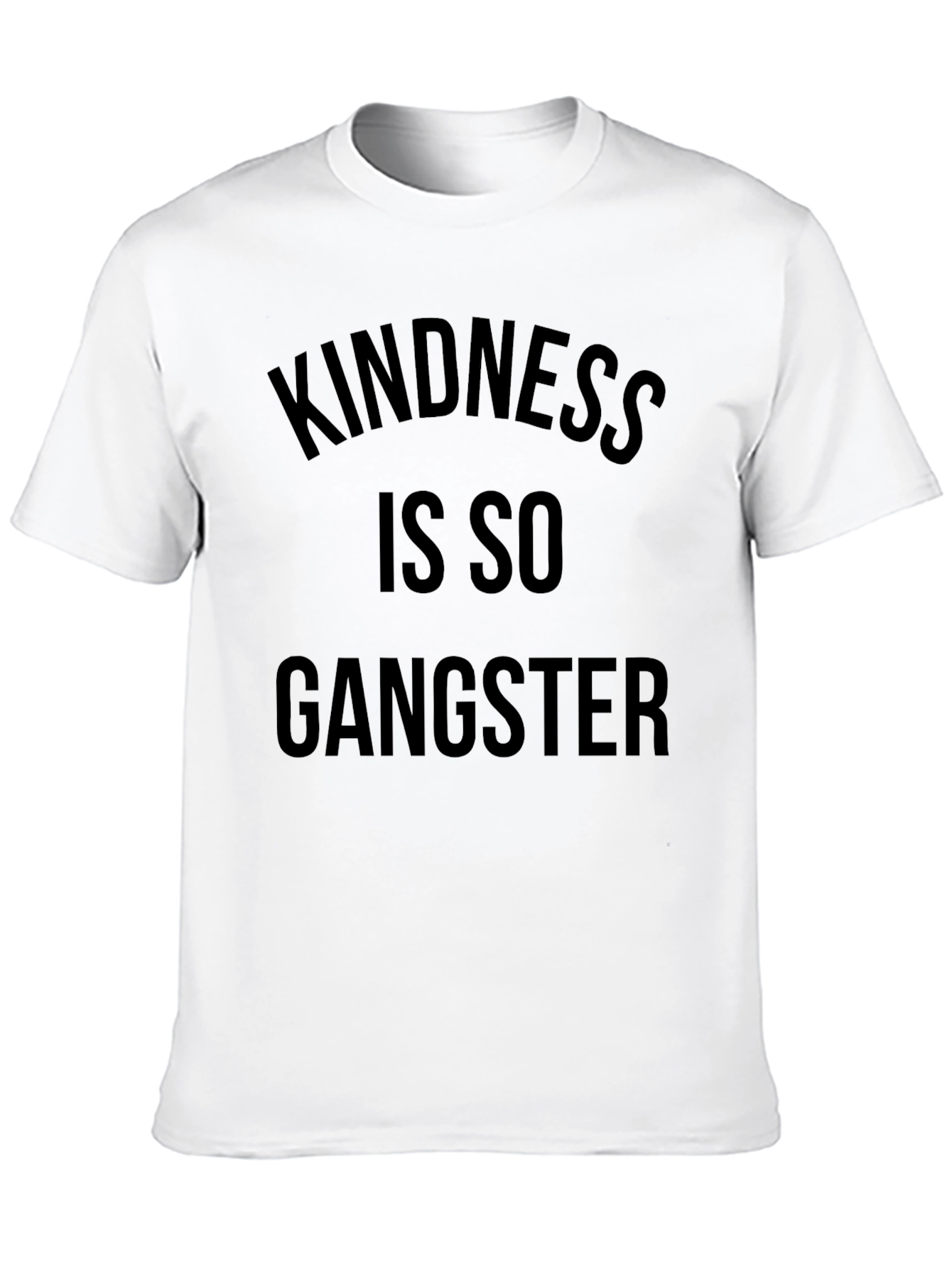 Kindness Is So Gangster Black T-Shirt