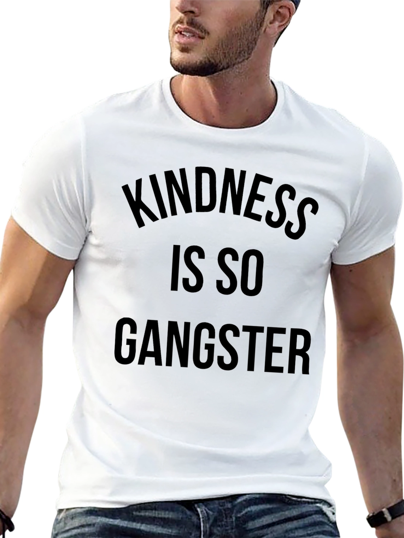 Kindness Is So Gangster Black T-Shirt