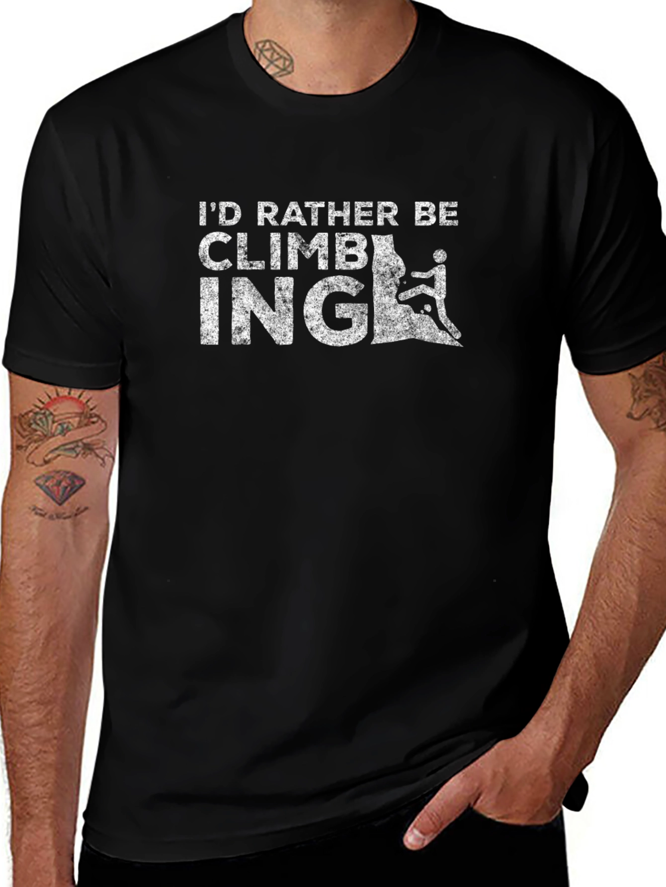 Climbing T-Shirt: Id Rather Be Climbing