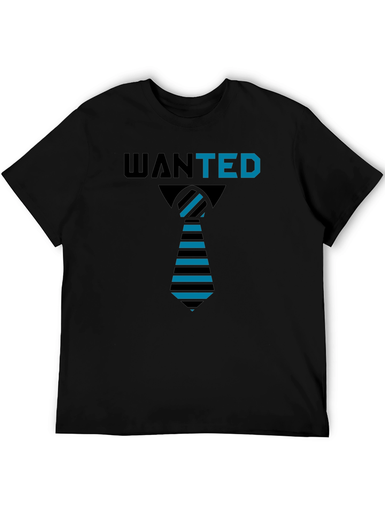 Wanted Tie T-Shirt - Unique Graphic Tee